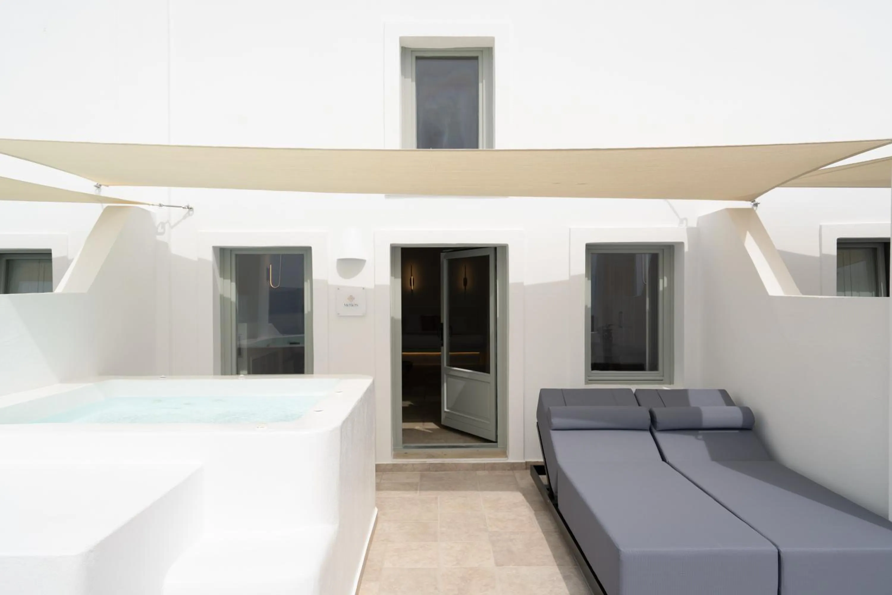 Hot Tub in Asha Luxury Suites