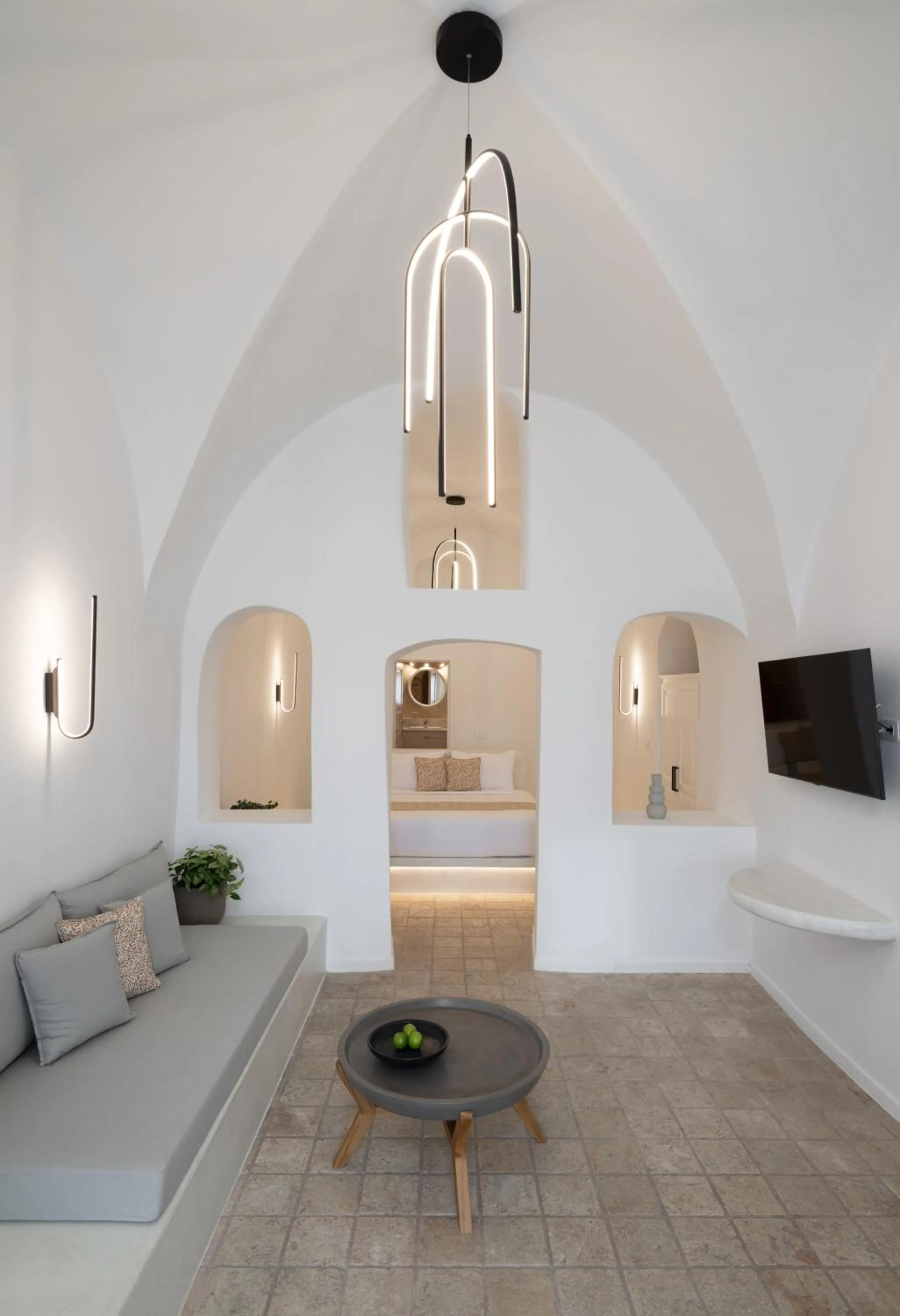 Living room in Asha Luxury Suites