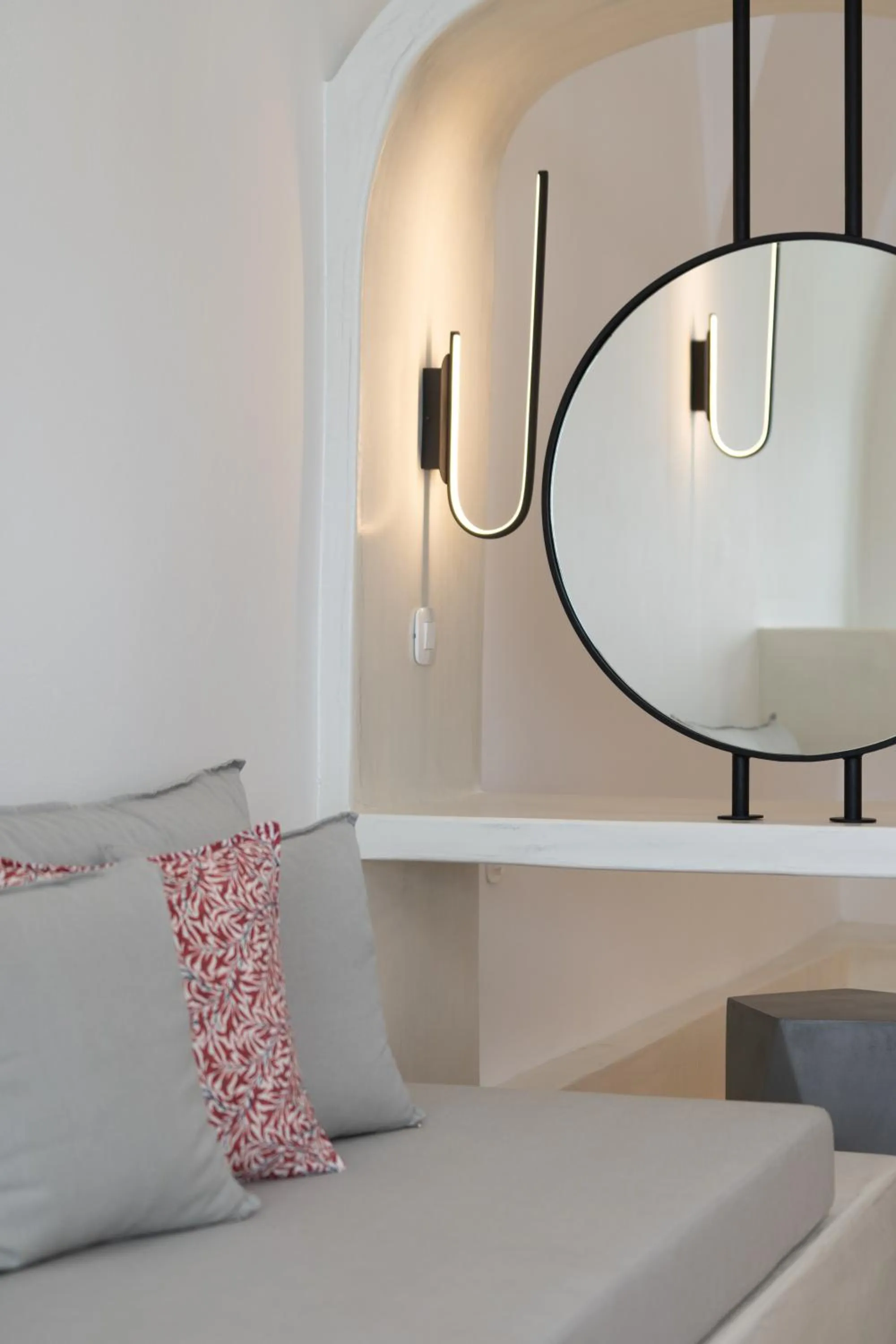 Living room in Asha Luxury Suites