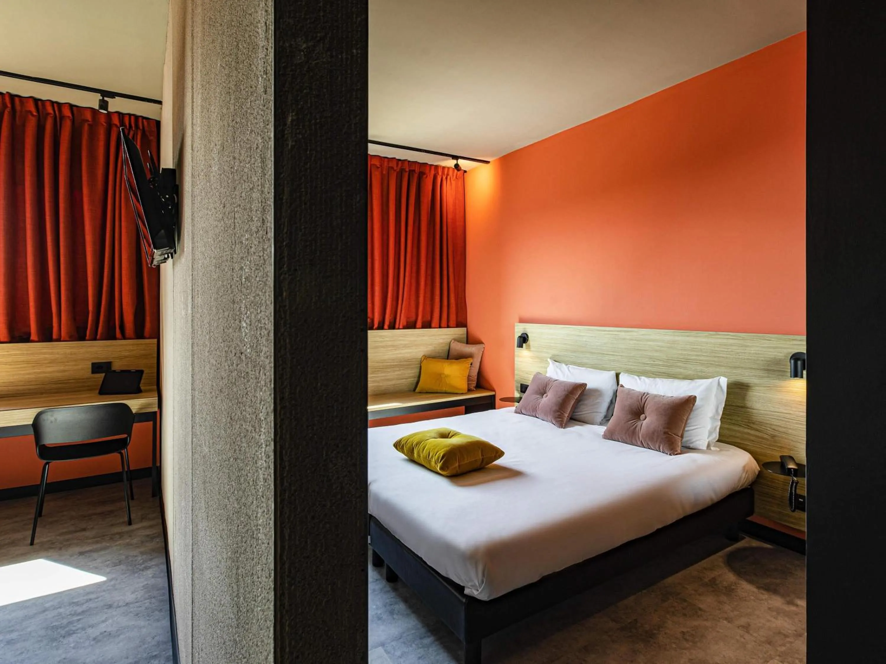 Bedroom, Bed in Ibis Styles Roma Aurelia