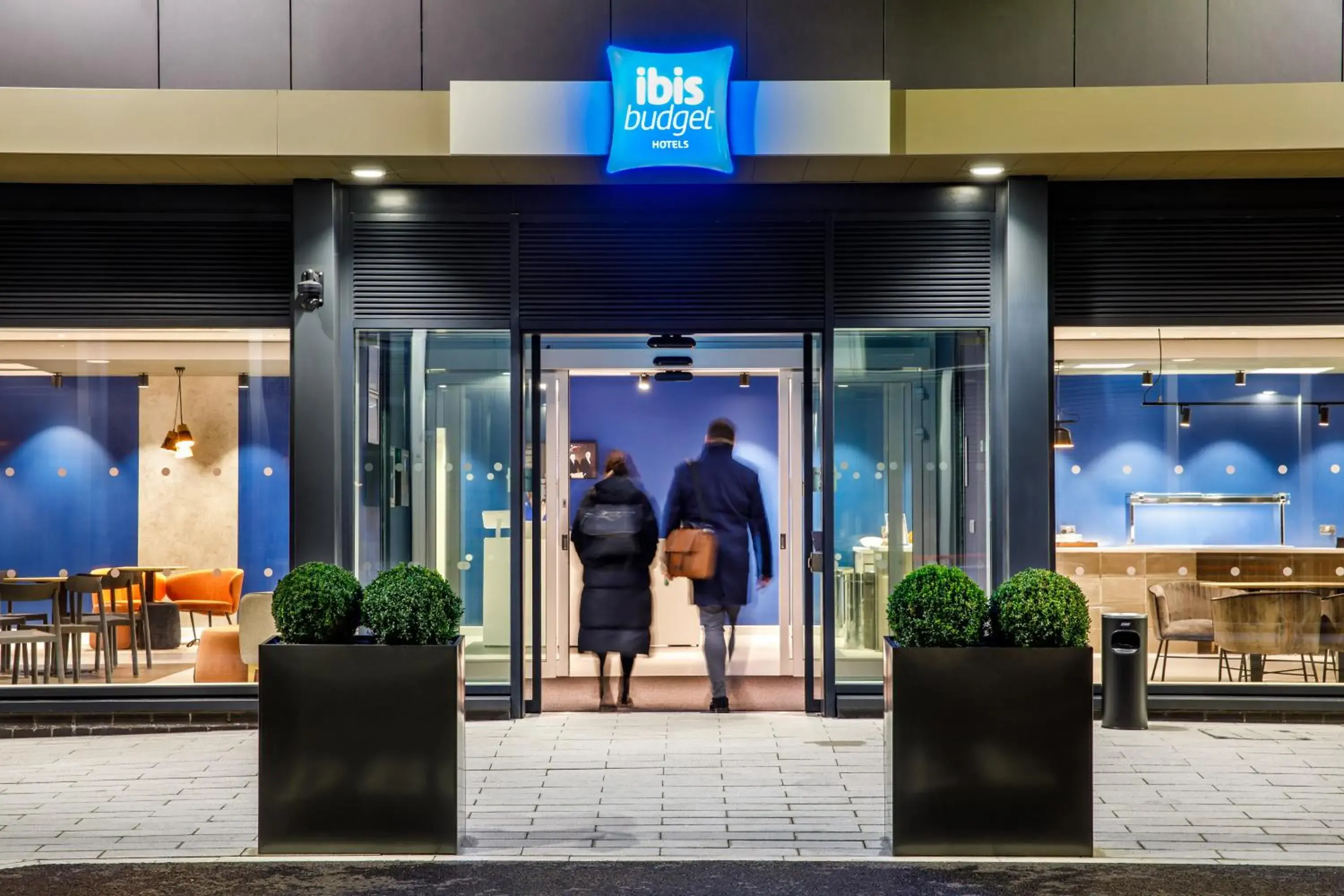 Facade/entrance in ibis budget Manchester Airport T2 Facade/entrance in ibis budget Manchester Airport T2