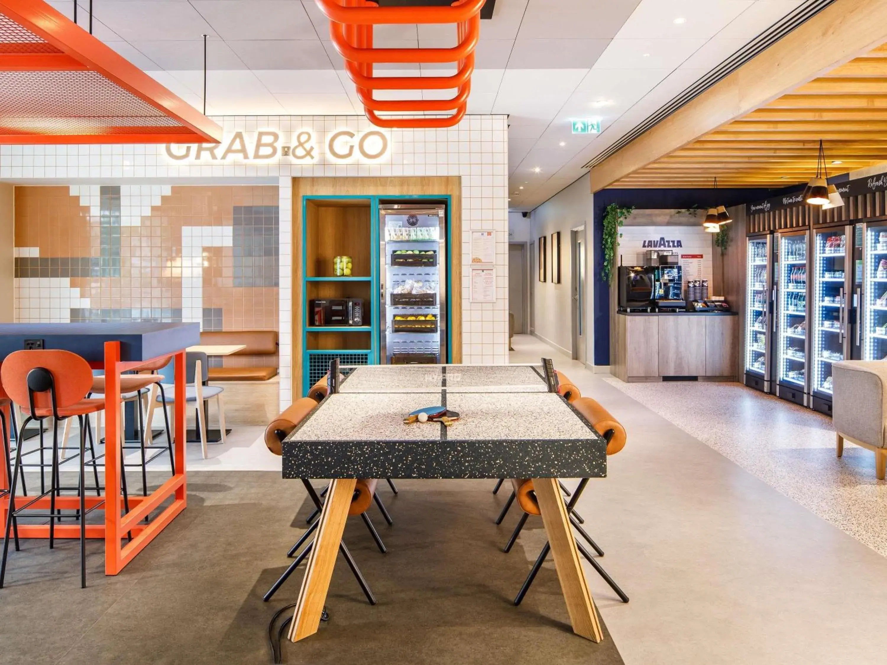 Lounge or bar in ibis budget Manchester Airport T2 Lounge or bar in ibis budget Manchester Airport T2