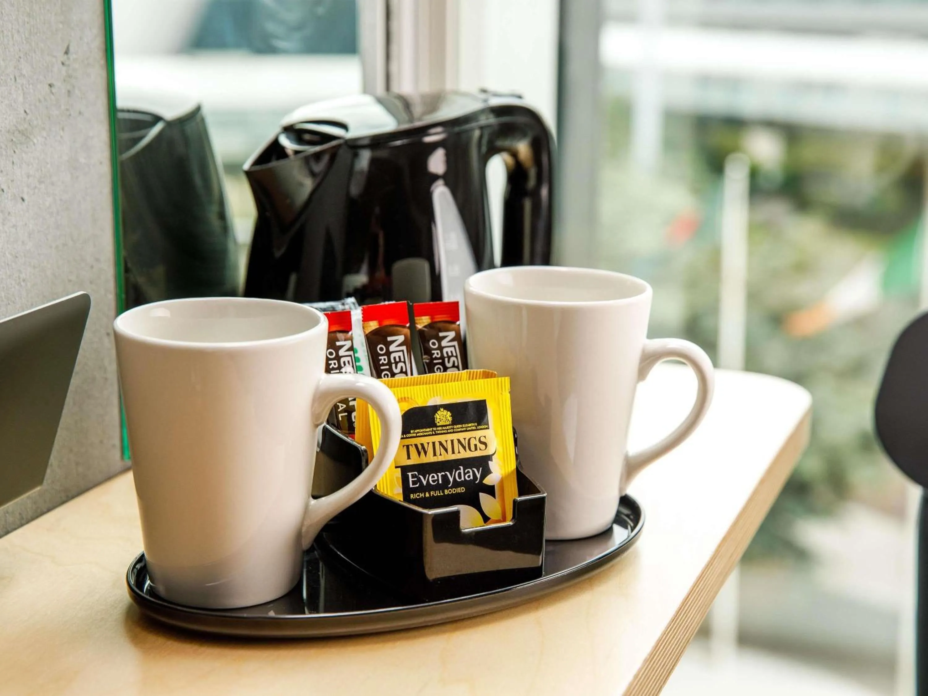 Coffee/tea facilities in ibis budget Manchester Airport T2
