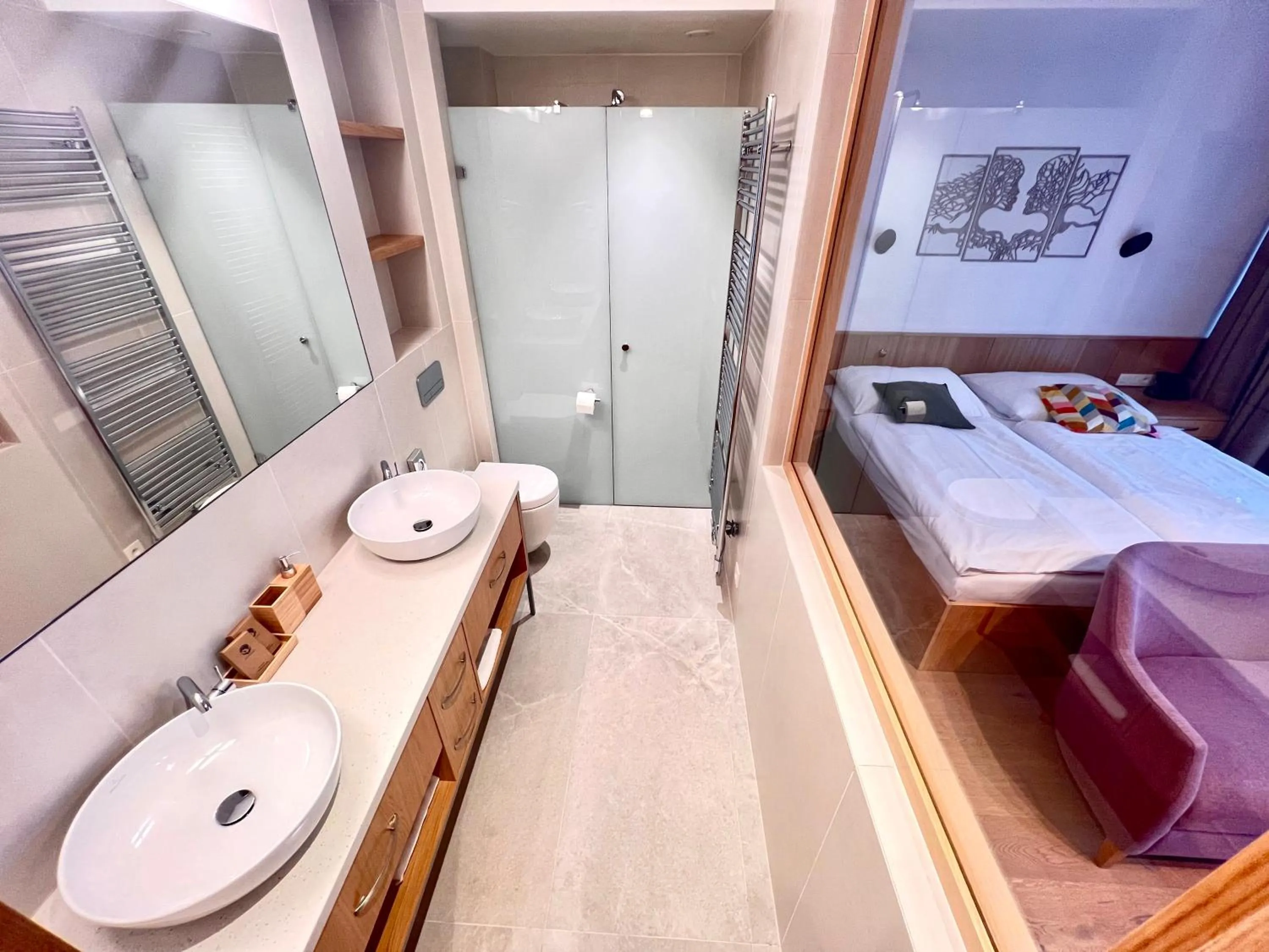 Shower, Bed in RAJ zdravia