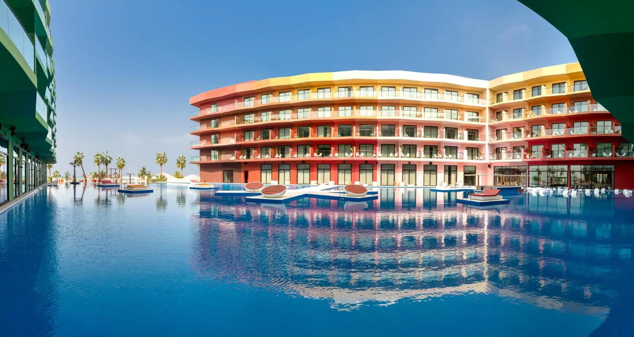 Swimming pool in Voco Dubai Monaco, The Heart of Europe by IHG-Adult only