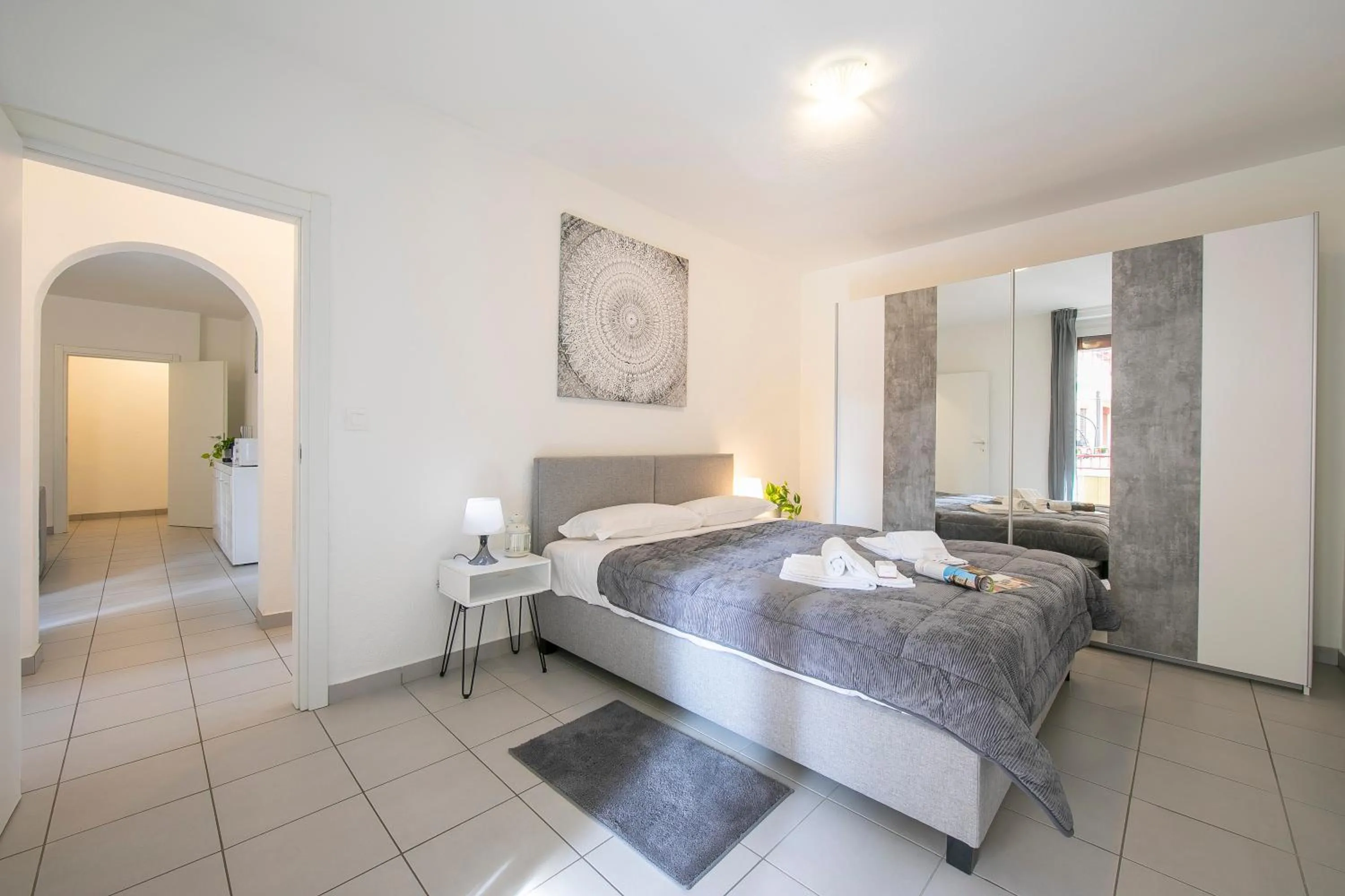 Bedroom, Bed in Casa Glicine - Happy Rentals