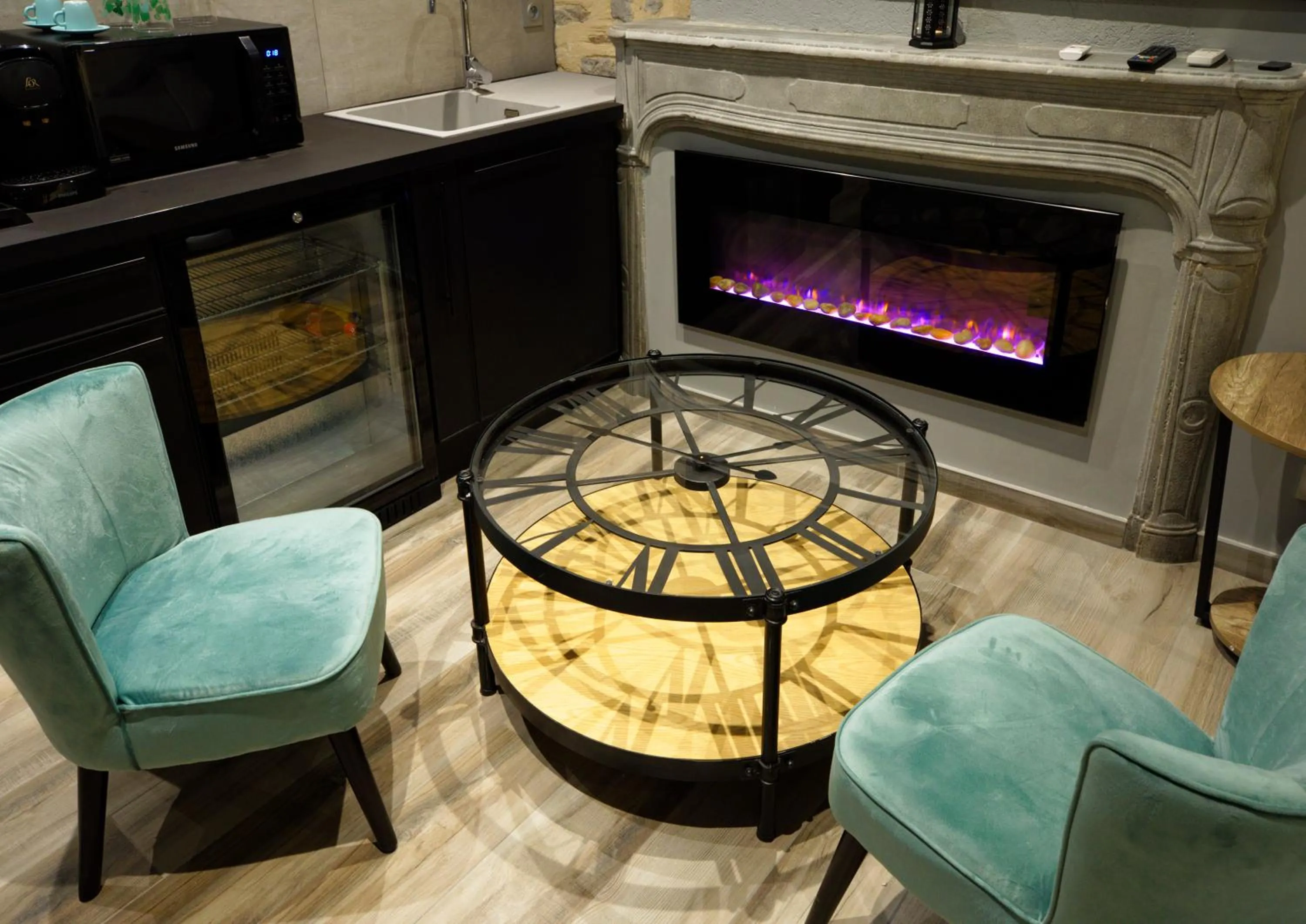 Living room, TV/Entertainment Center in LA DOLCEVITA SPA Chambre privative