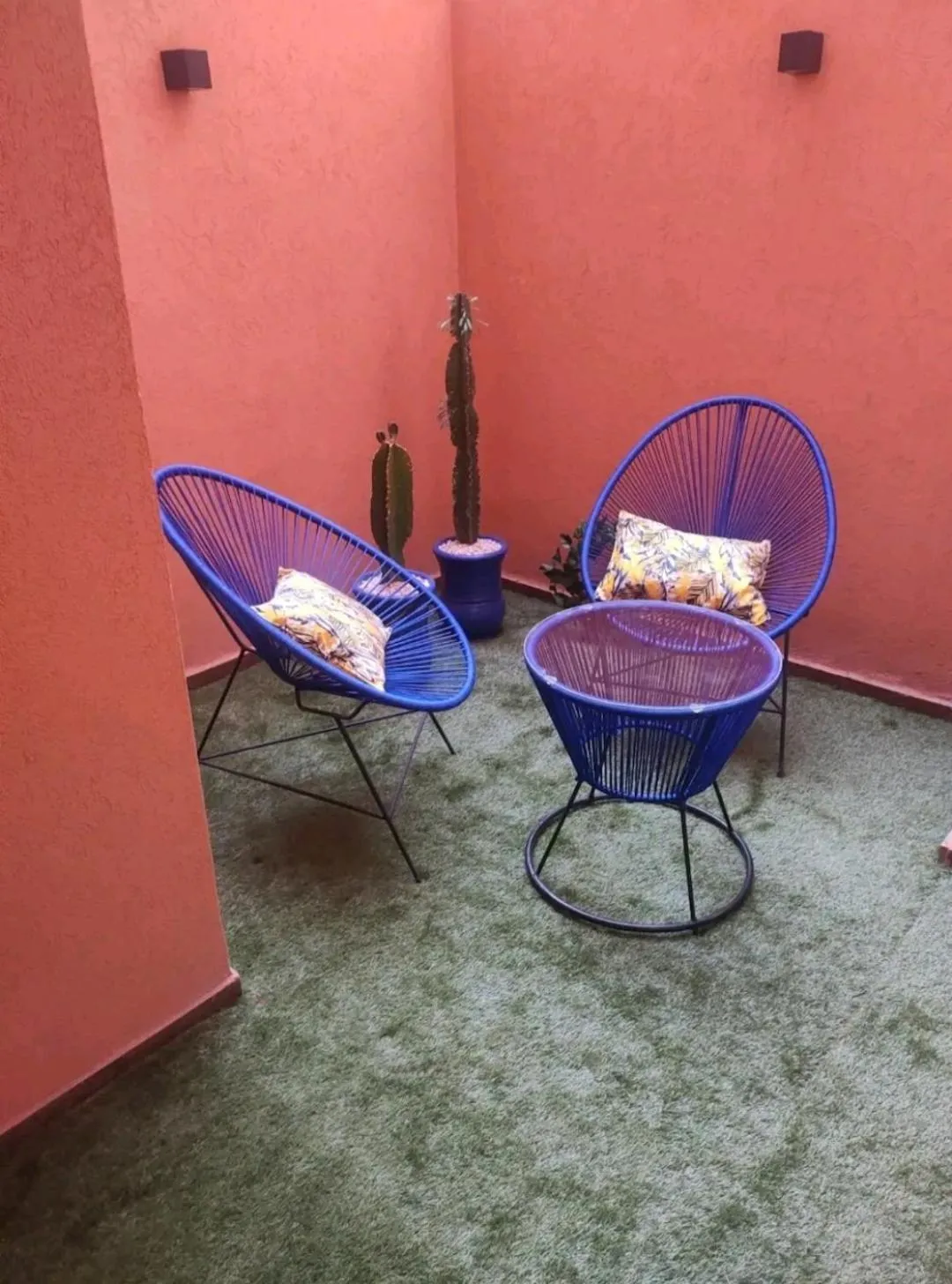 Balcony/Terrace in The Best location to visit Marrakech Carré Eden a little Walk to the Médina