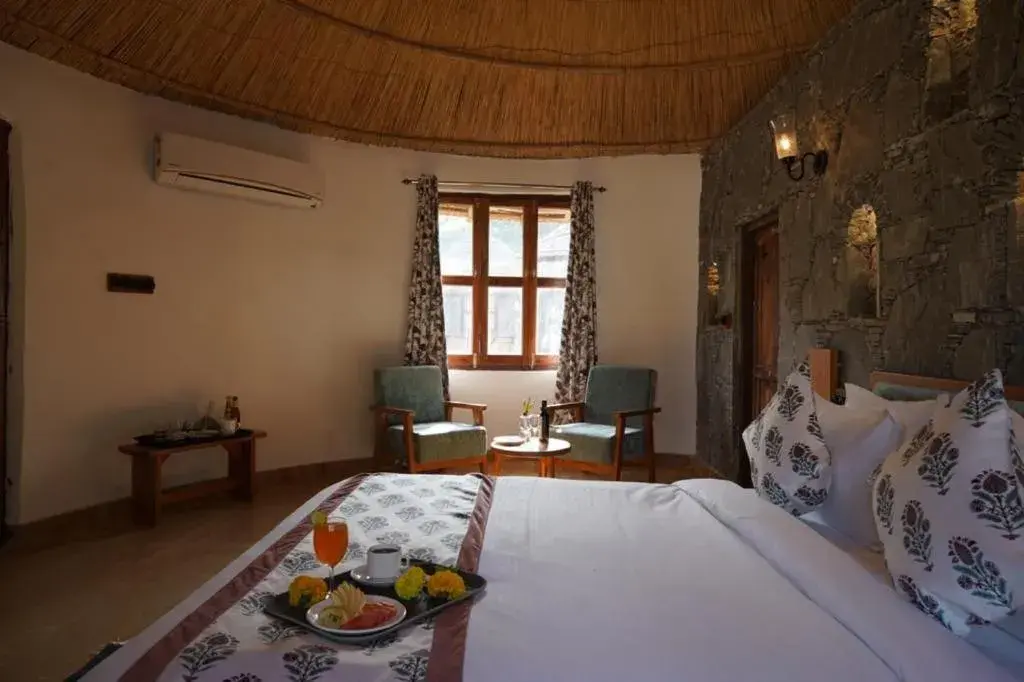 Bedroom, Bed in Turban Nature Wilderness , Kumbhalgarh Bedroom, Bed in Turban Nature Wilderness , Kumbhalgarh