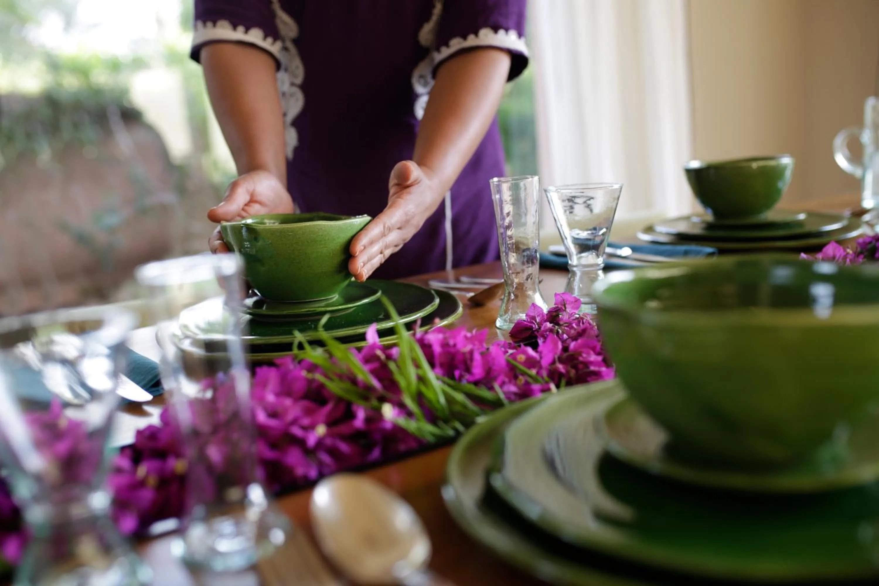 Food and drinks in Les Iris - Peaceful villa with heated private pool & hammam
