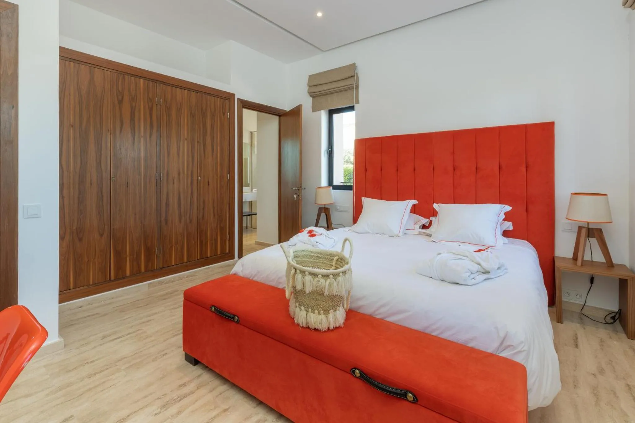 Bed in Les Iris - Peaceful villa with heated private pool & hammam