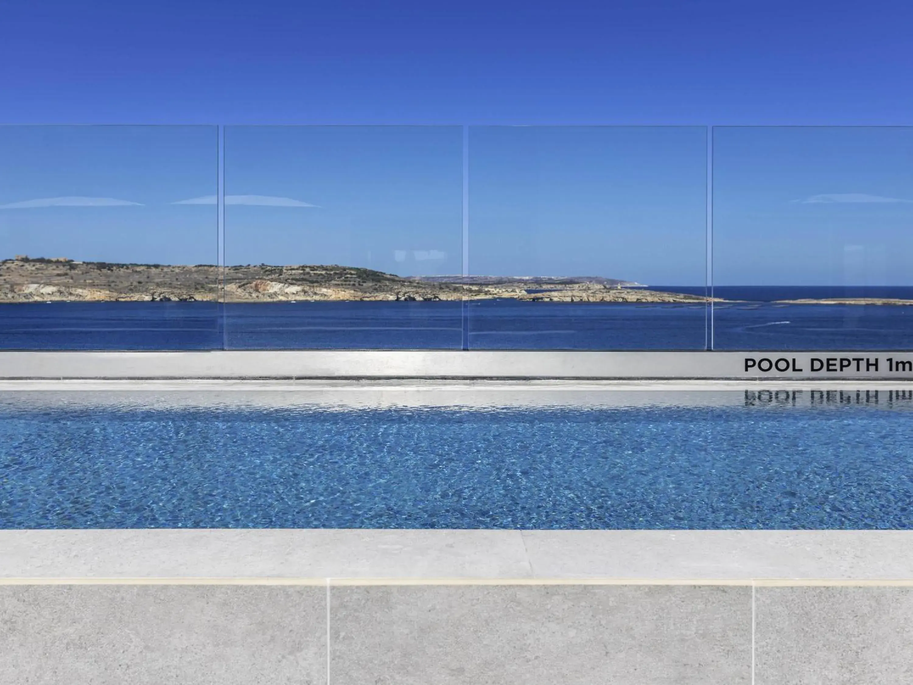 Pool view in ibis Styles ST Pauls Bay Malta Pool view in ibis Styles ST Pauls Bay Malta