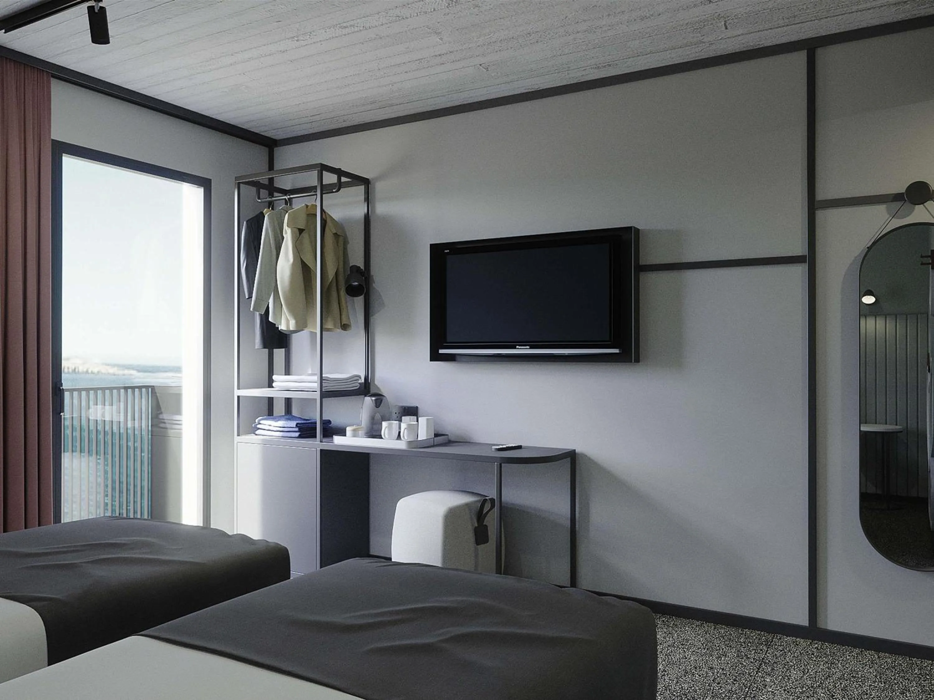 Bedroom, Bed in ibis Styles ST Pauls Bay Malta