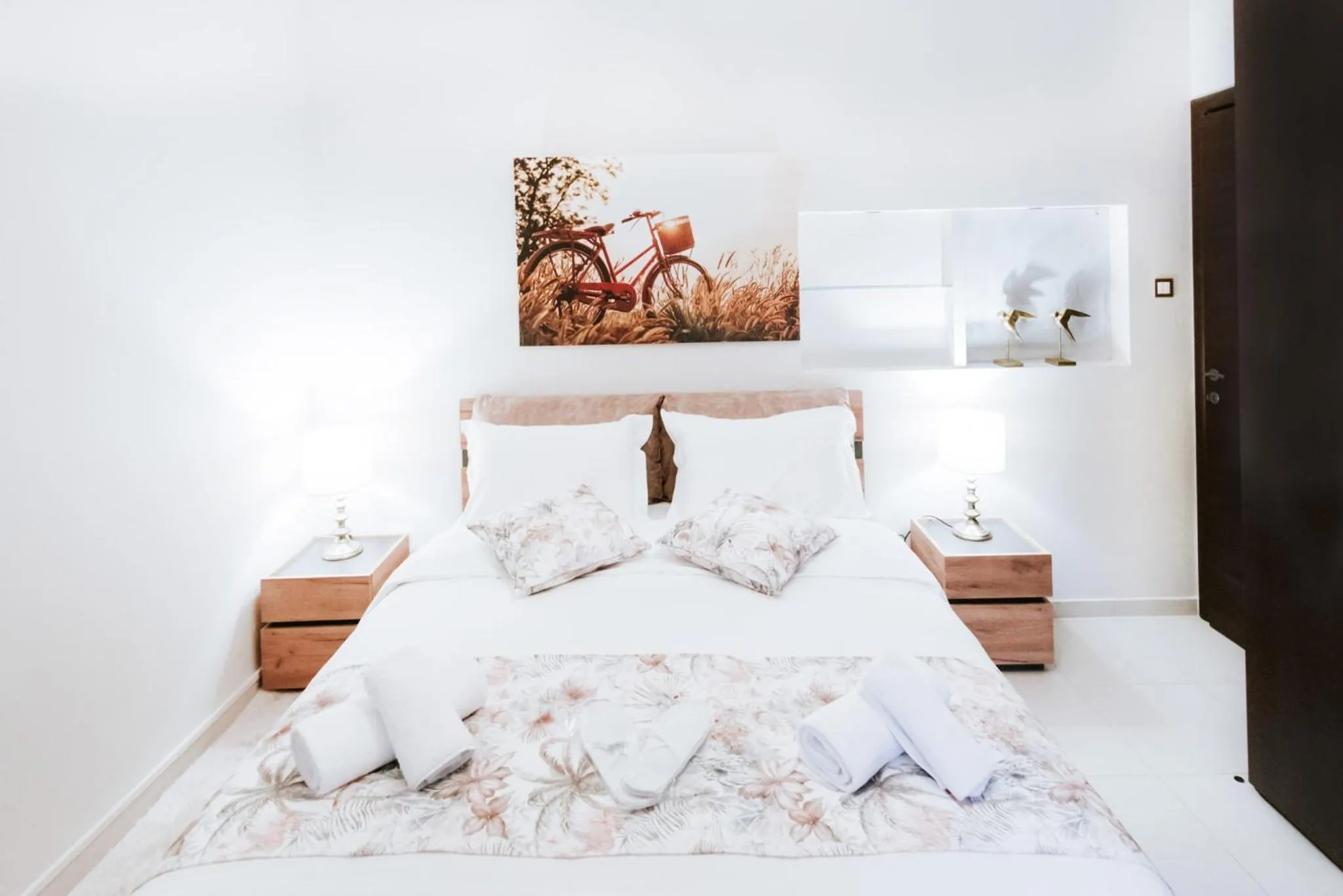 Bed in Best House, Ellinou Stratiotou, Ayia, Patra