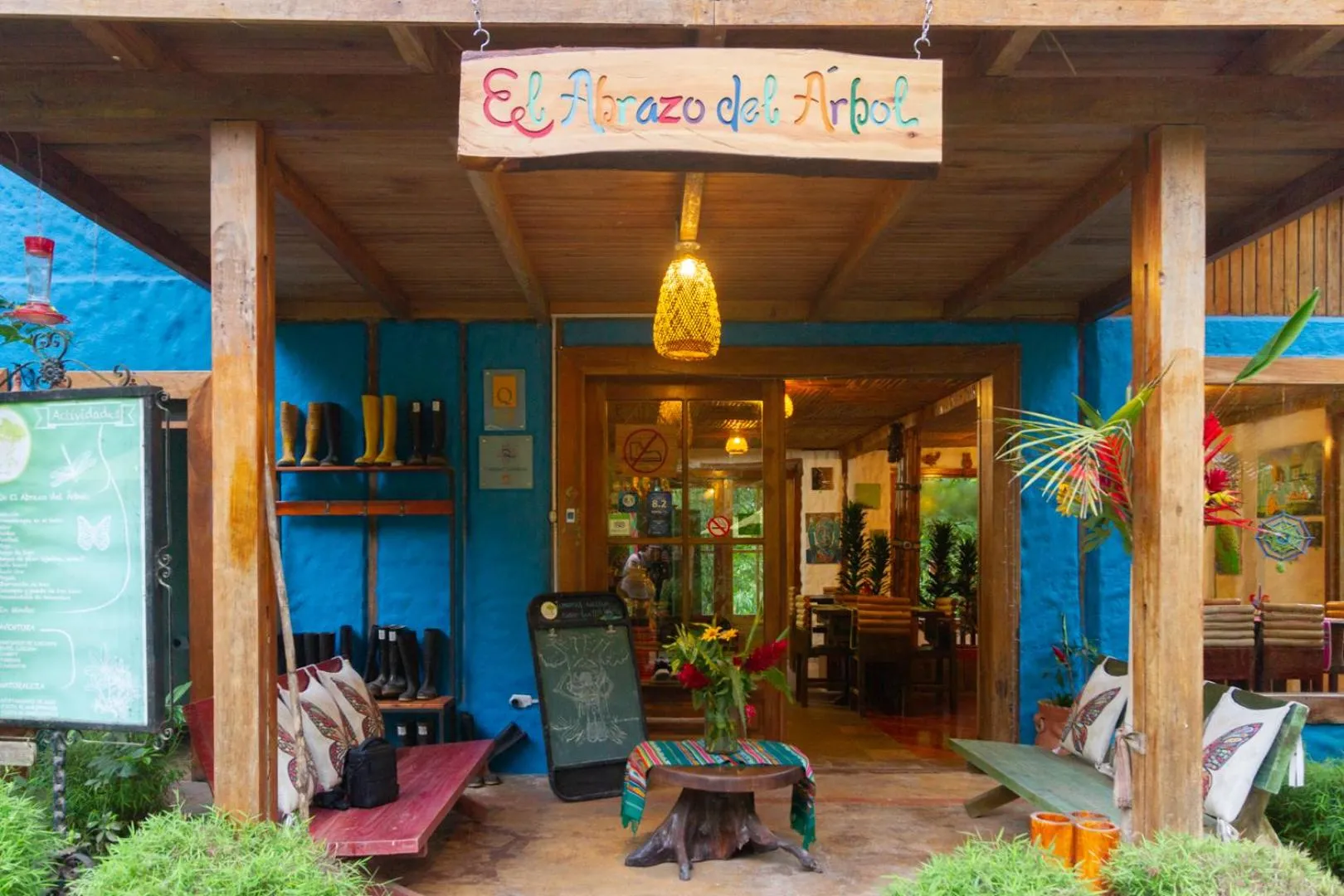 Facade/entrance in Hotel El Abrazo del Arbol