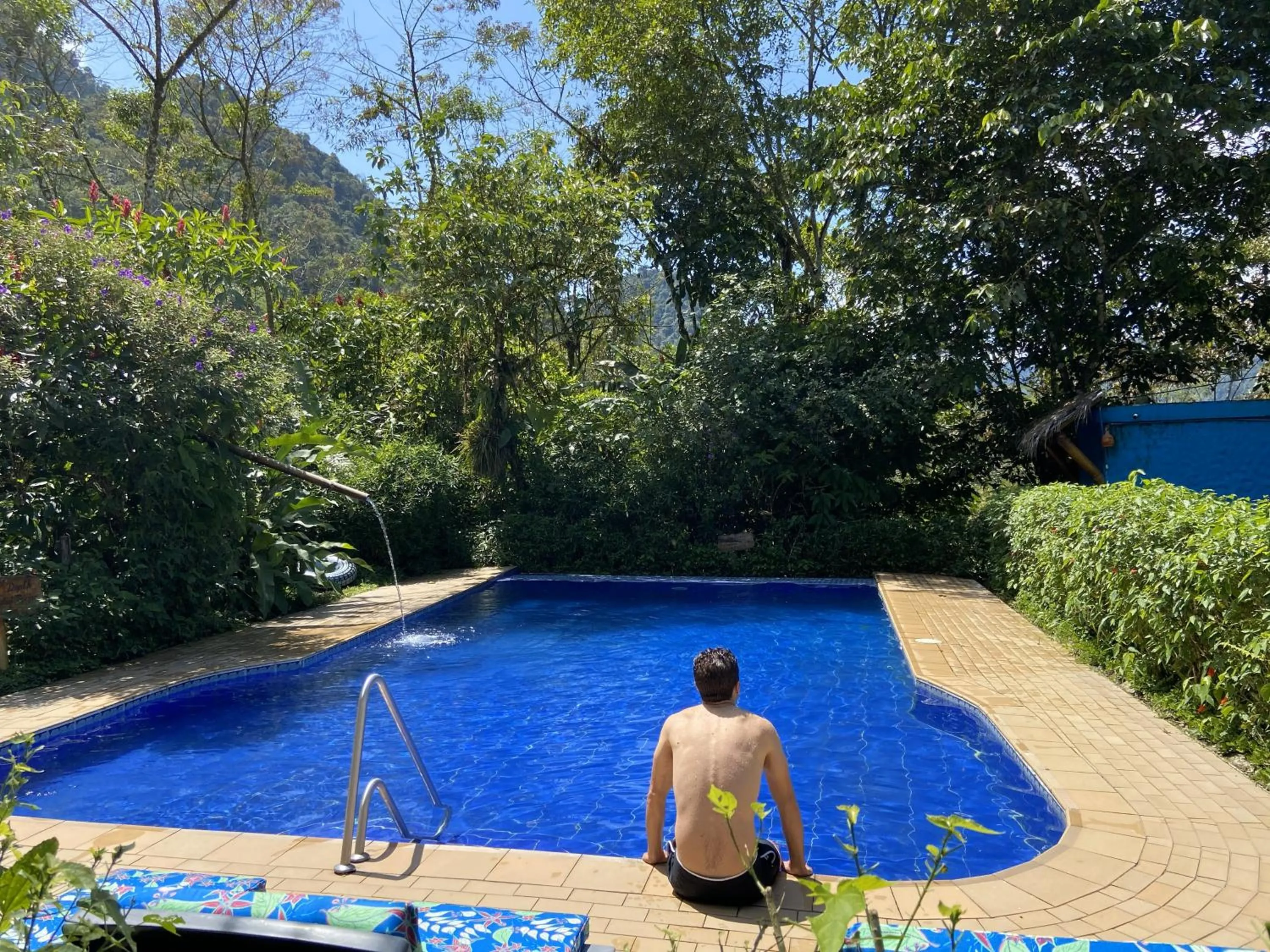 Swimming pool in Hotel El Abrazo del Arbol