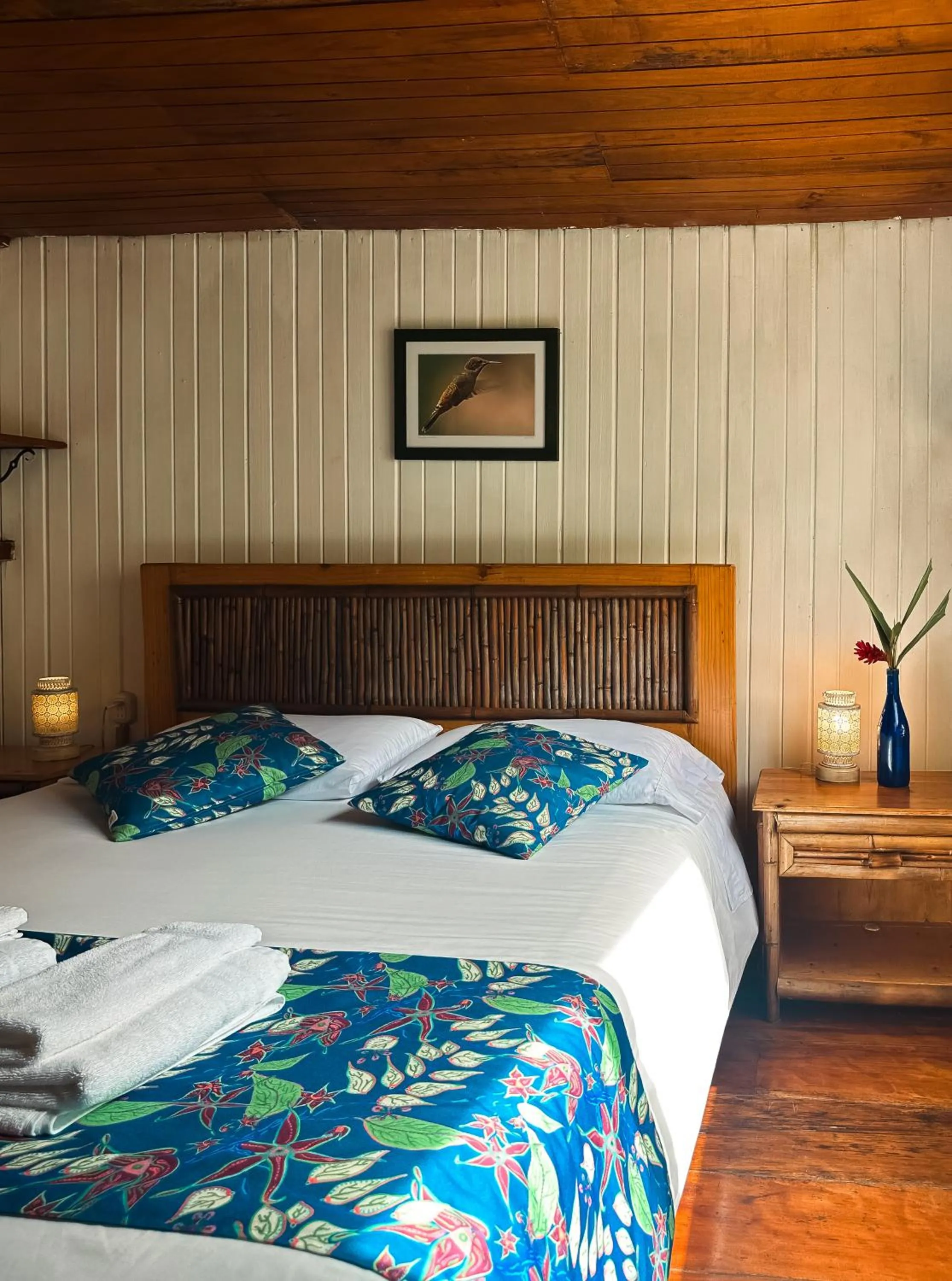 Bed in Hotel El Abrazo del Arbol