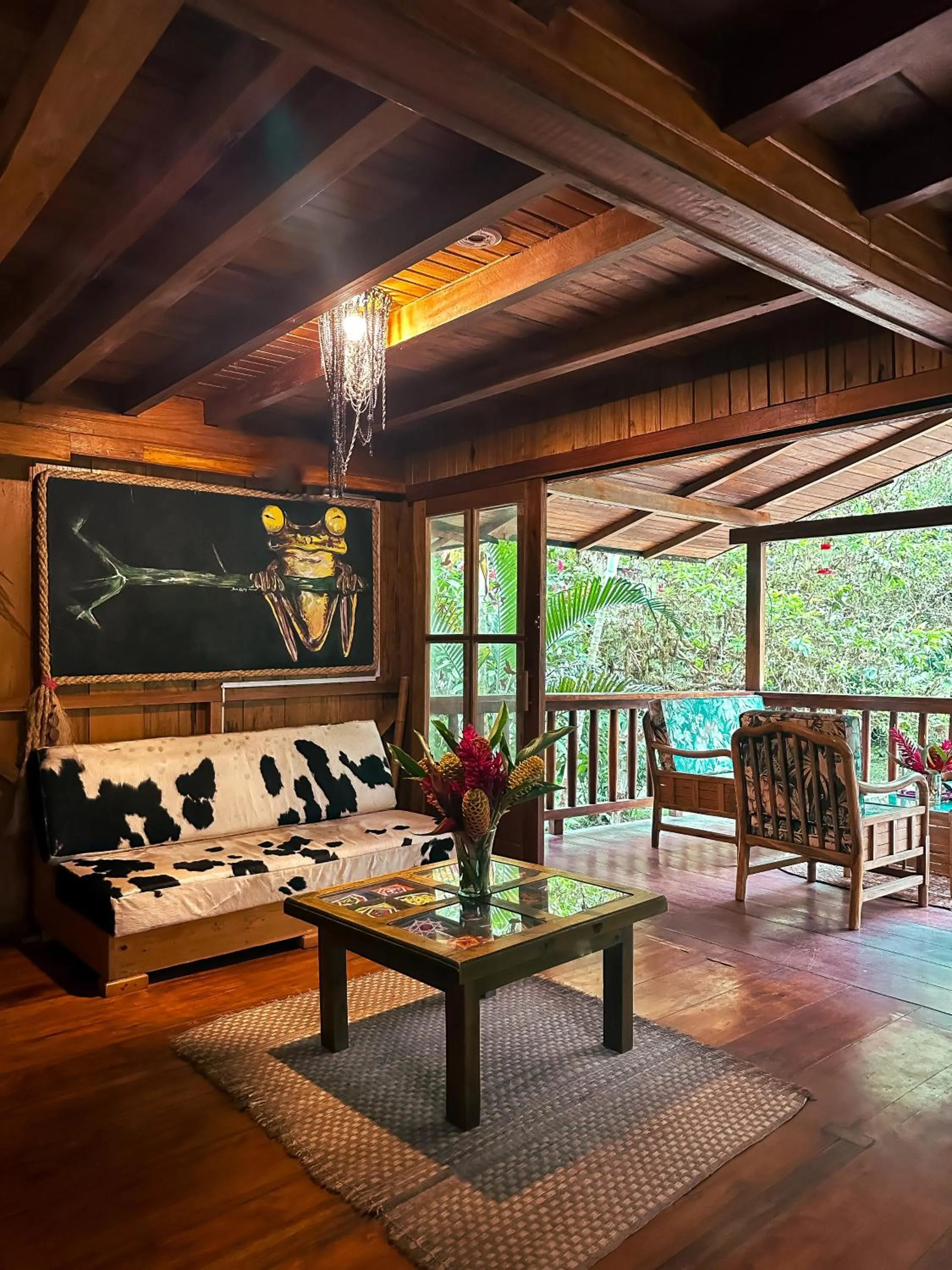 Living room in Hotel El Abrazo del Arbol