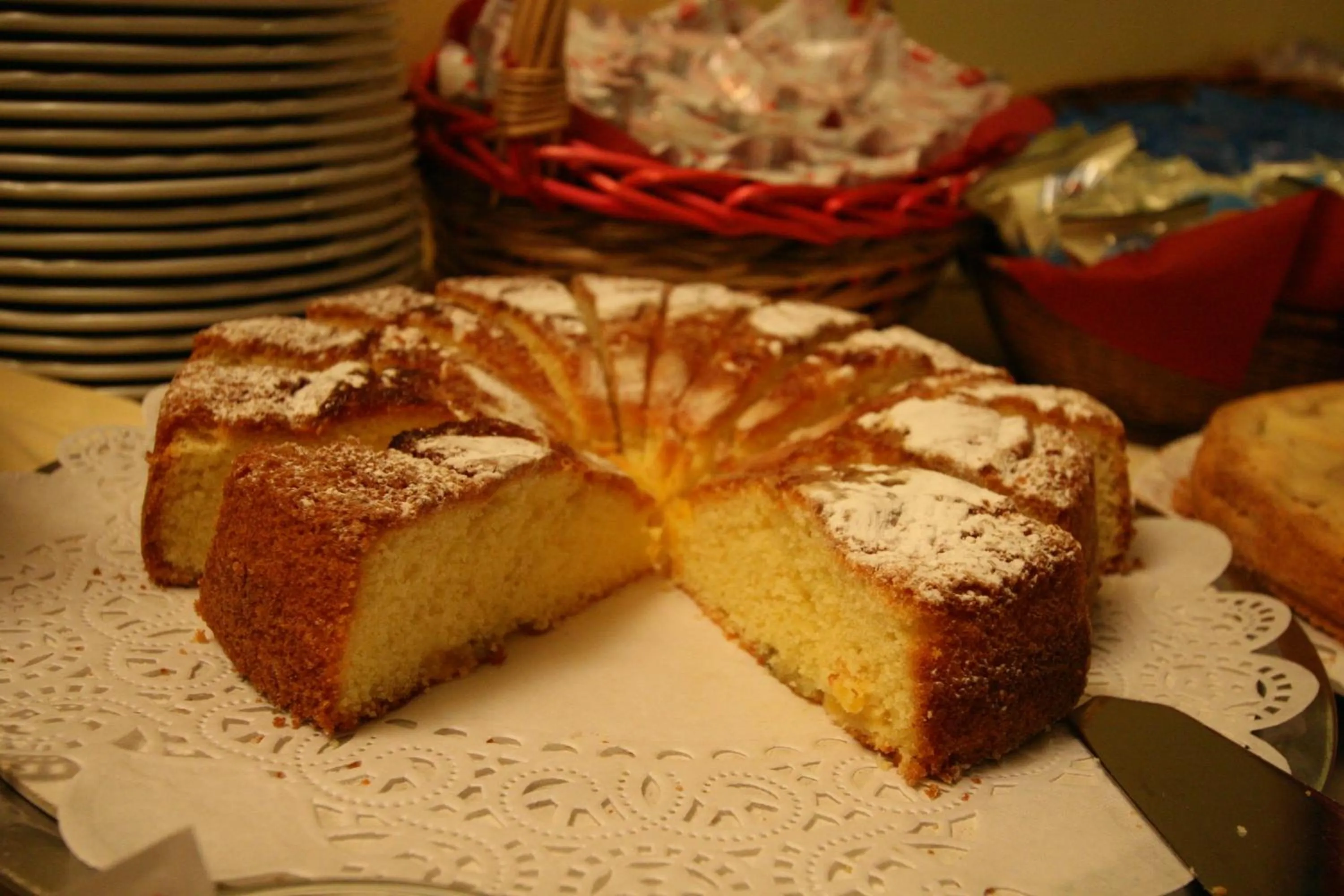 Buffet breakfast in Hotel lo Stambecco