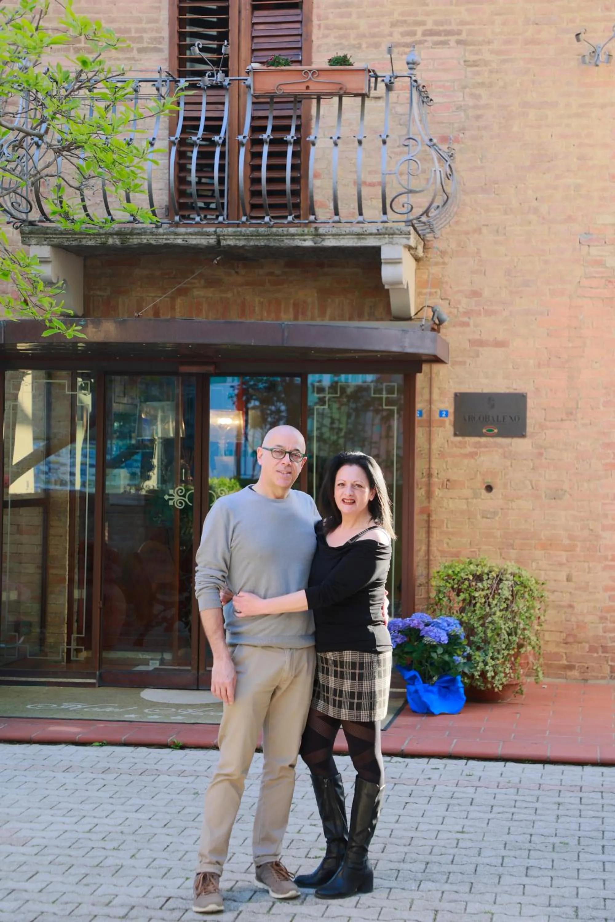 Property building in Hotel Arcobaleno Siena