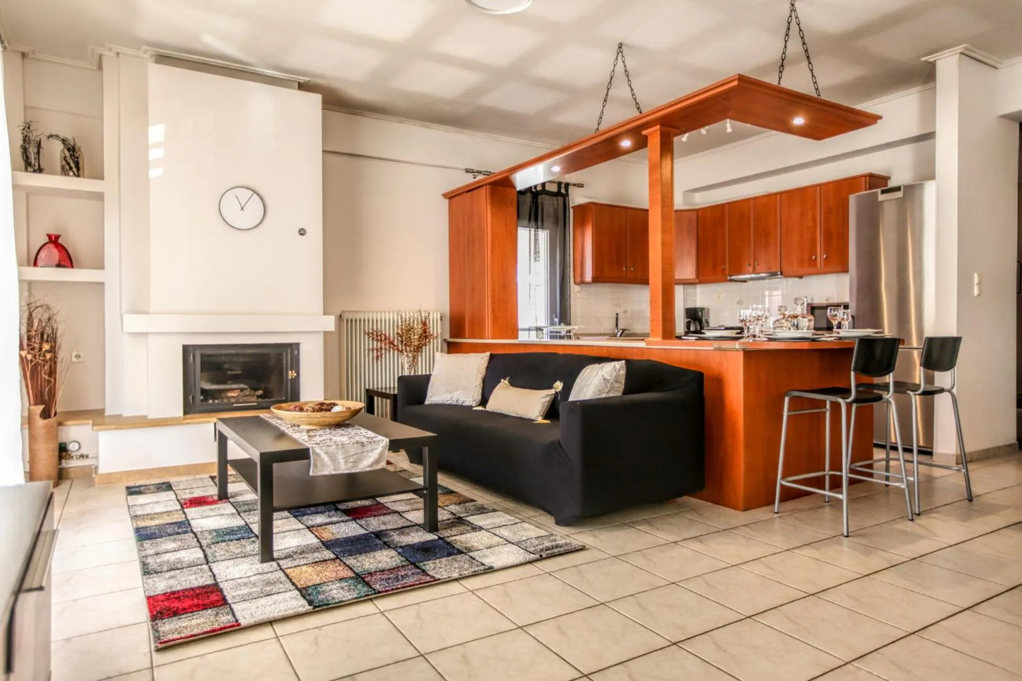 Living room in Grand Meteora Central Luxury Apartment