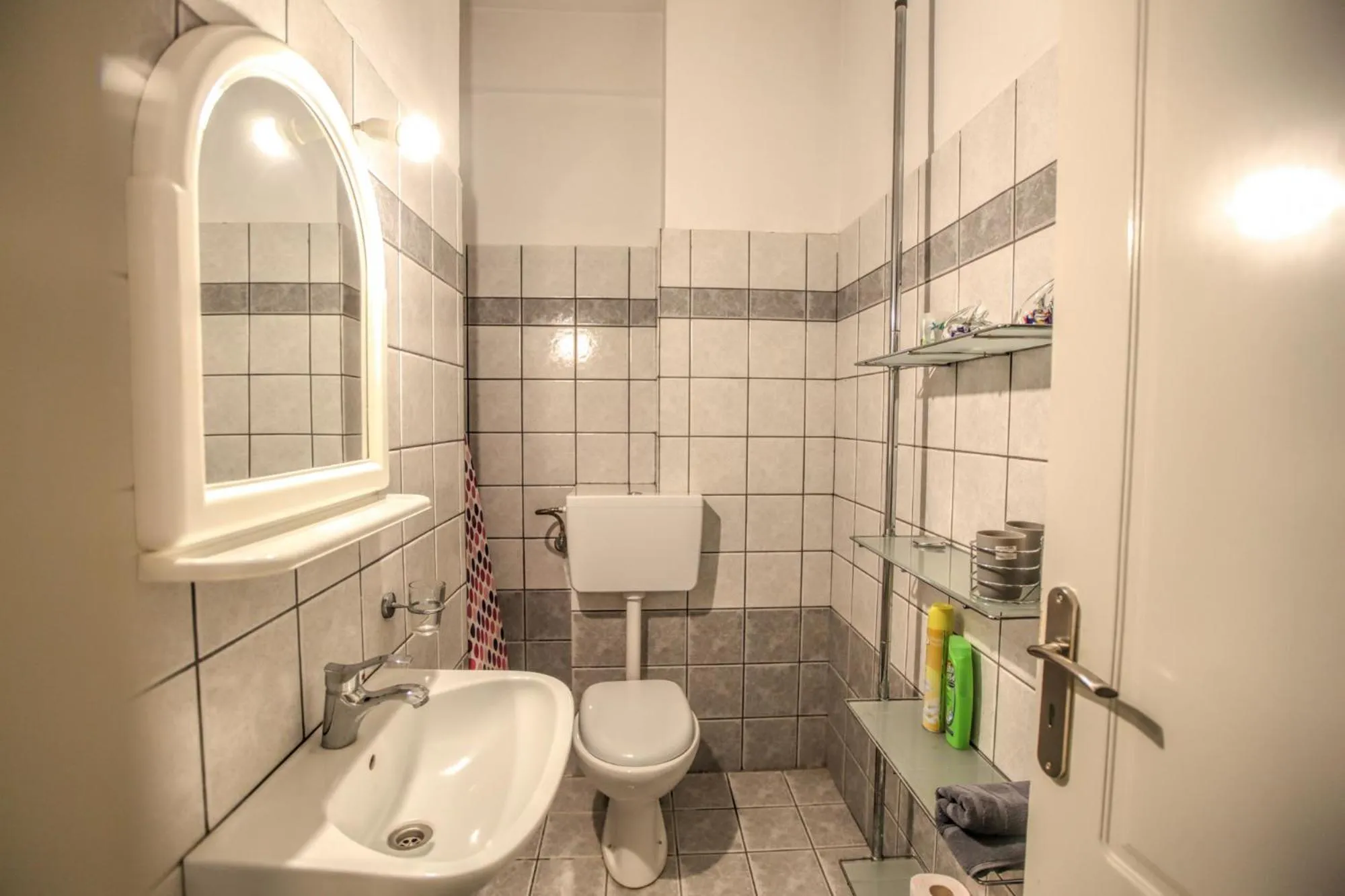 Bathroom in Grand Meteora Central Luxury Apartment