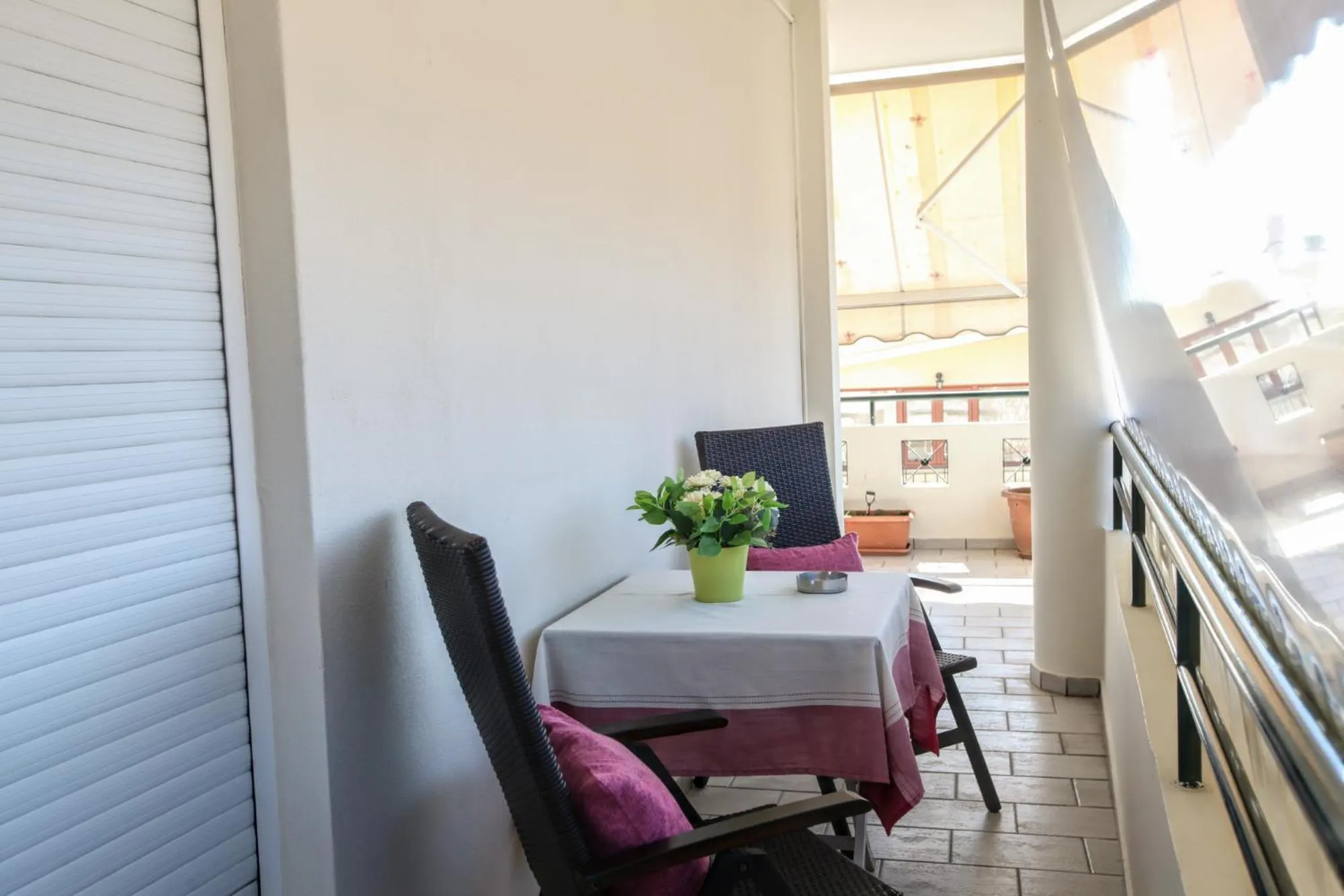 Balcony/Terrace in Grand Meteora Central Luxury Apartment