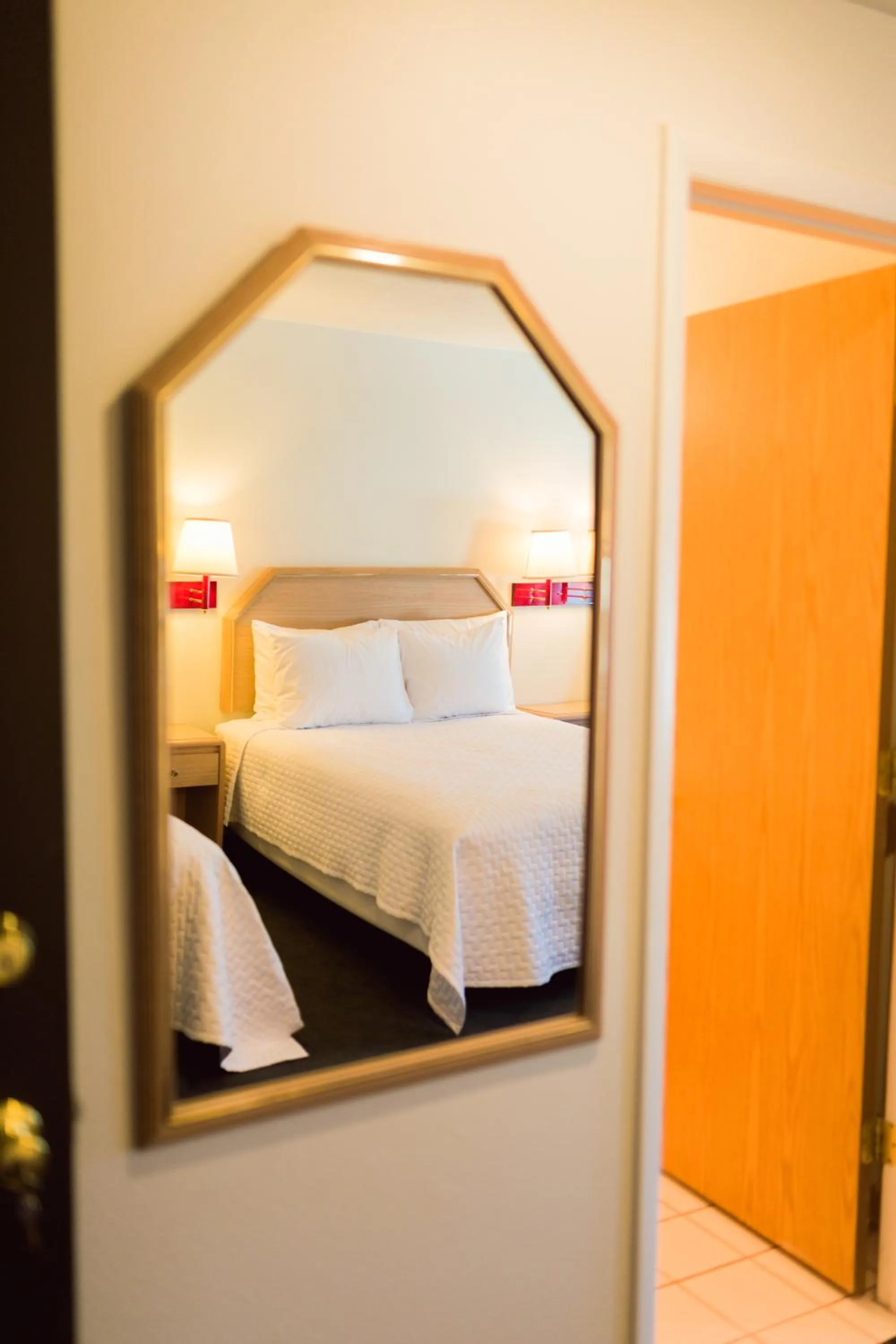 Bed in Two Sunsets Hotel