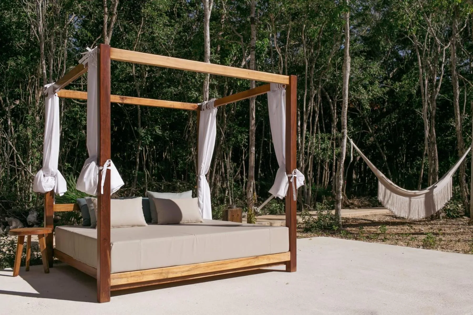 sunbed in Lumina at LOSANTOS Tulum
