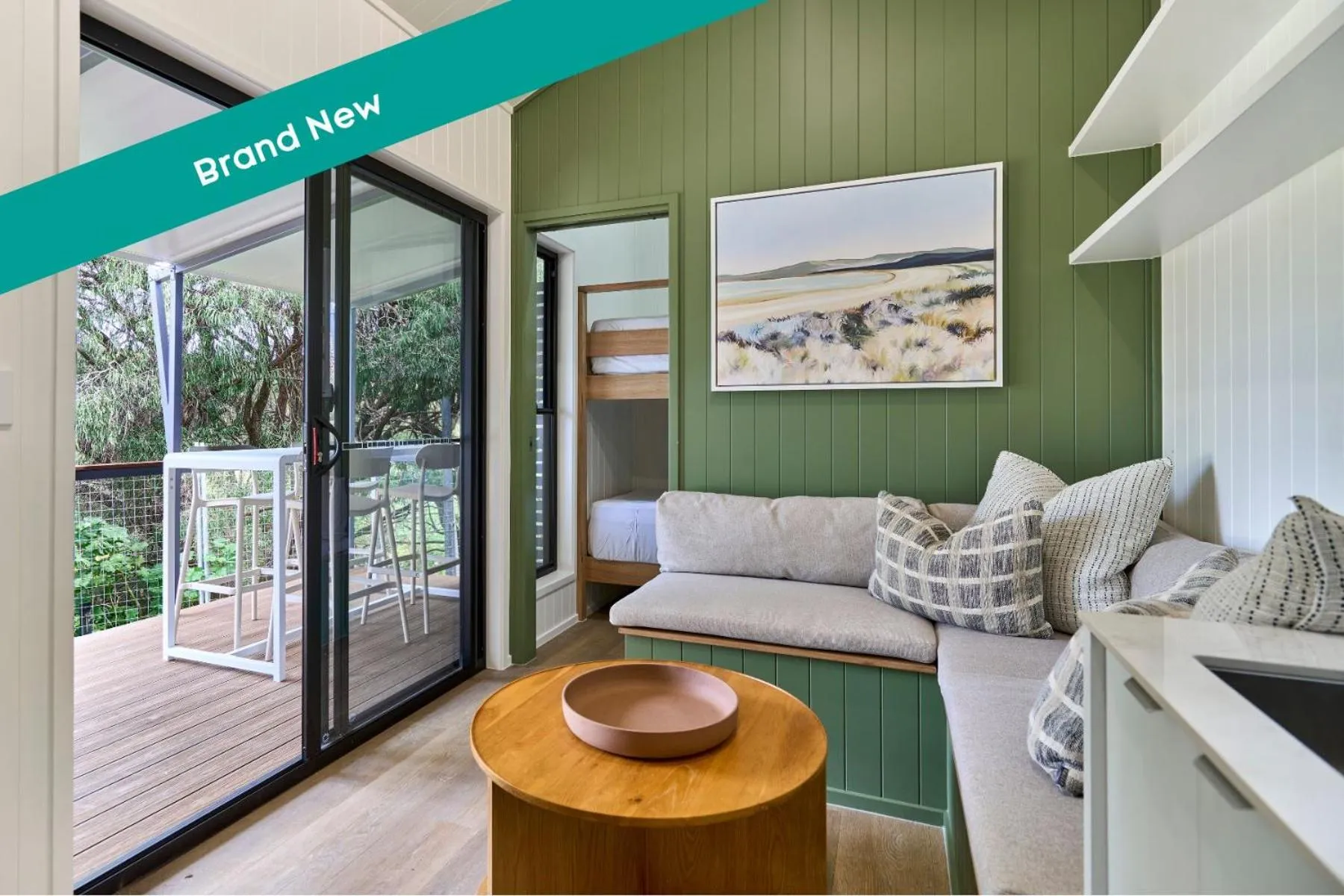 Living room in Tasman Holiday Parks - Yallingup Beach