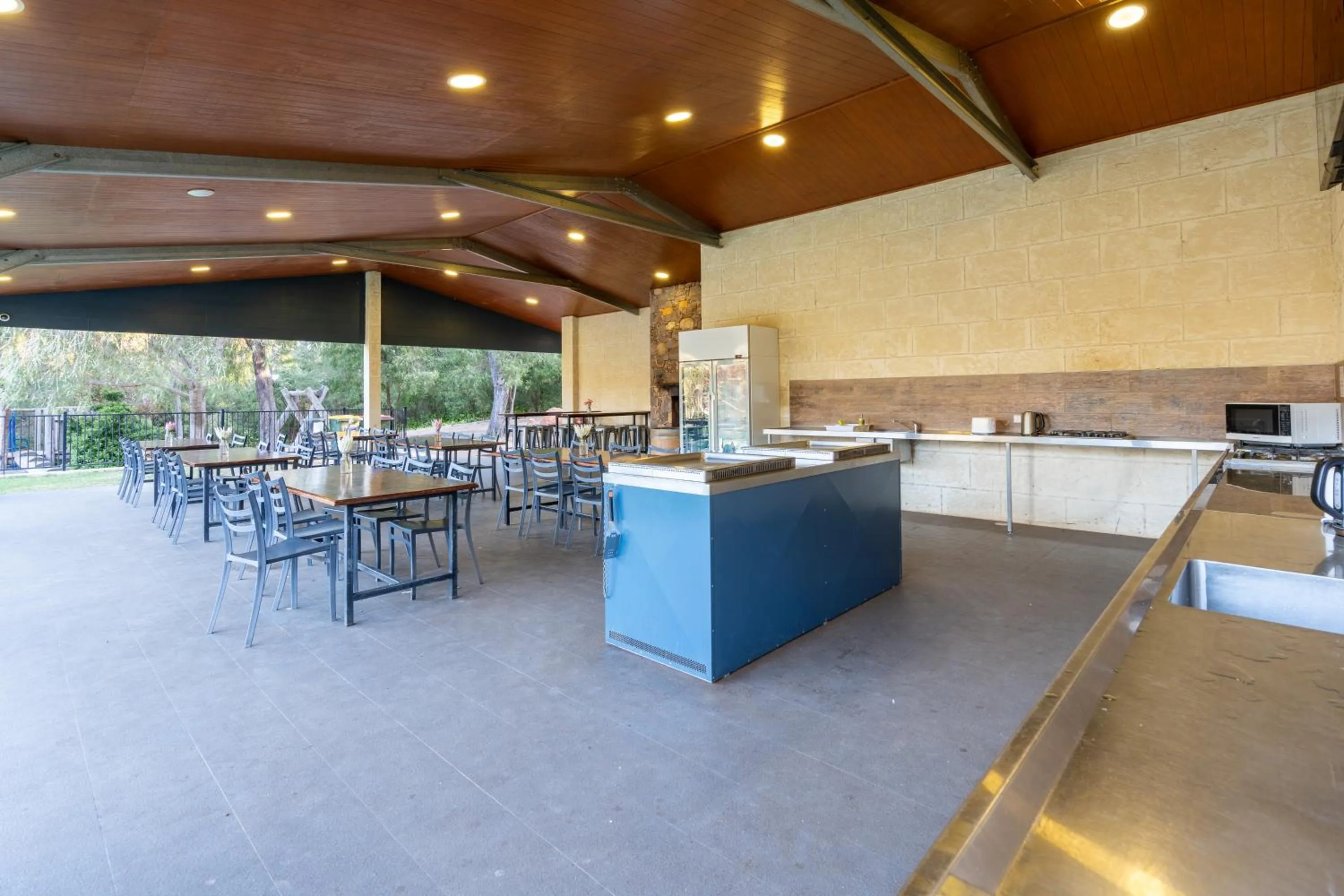 Communal kitchen in Tasman Holiday Parks - Yallingup Caves