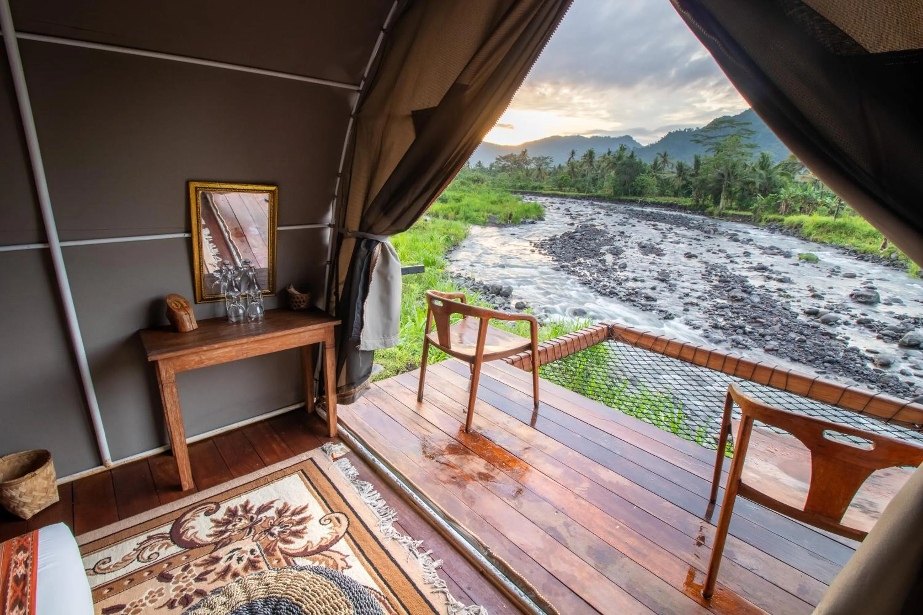 View (from property/room) in Natya River Sidemen