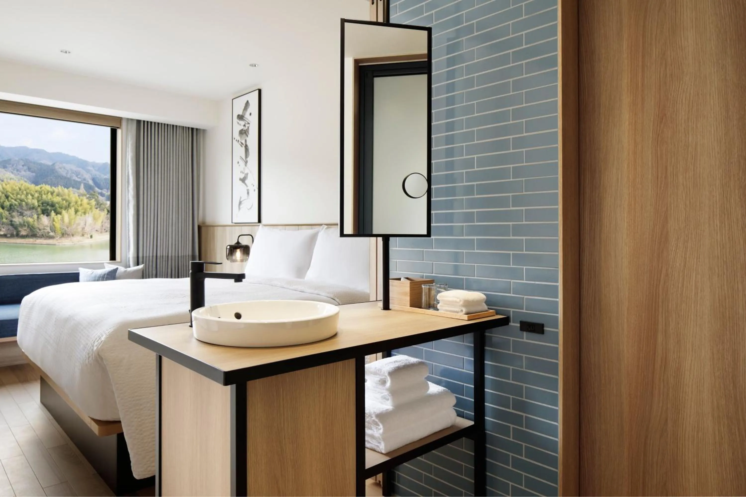 Bathroom, Bed in Fairfield by Marriott Nara Tenri Yamanobenomichi