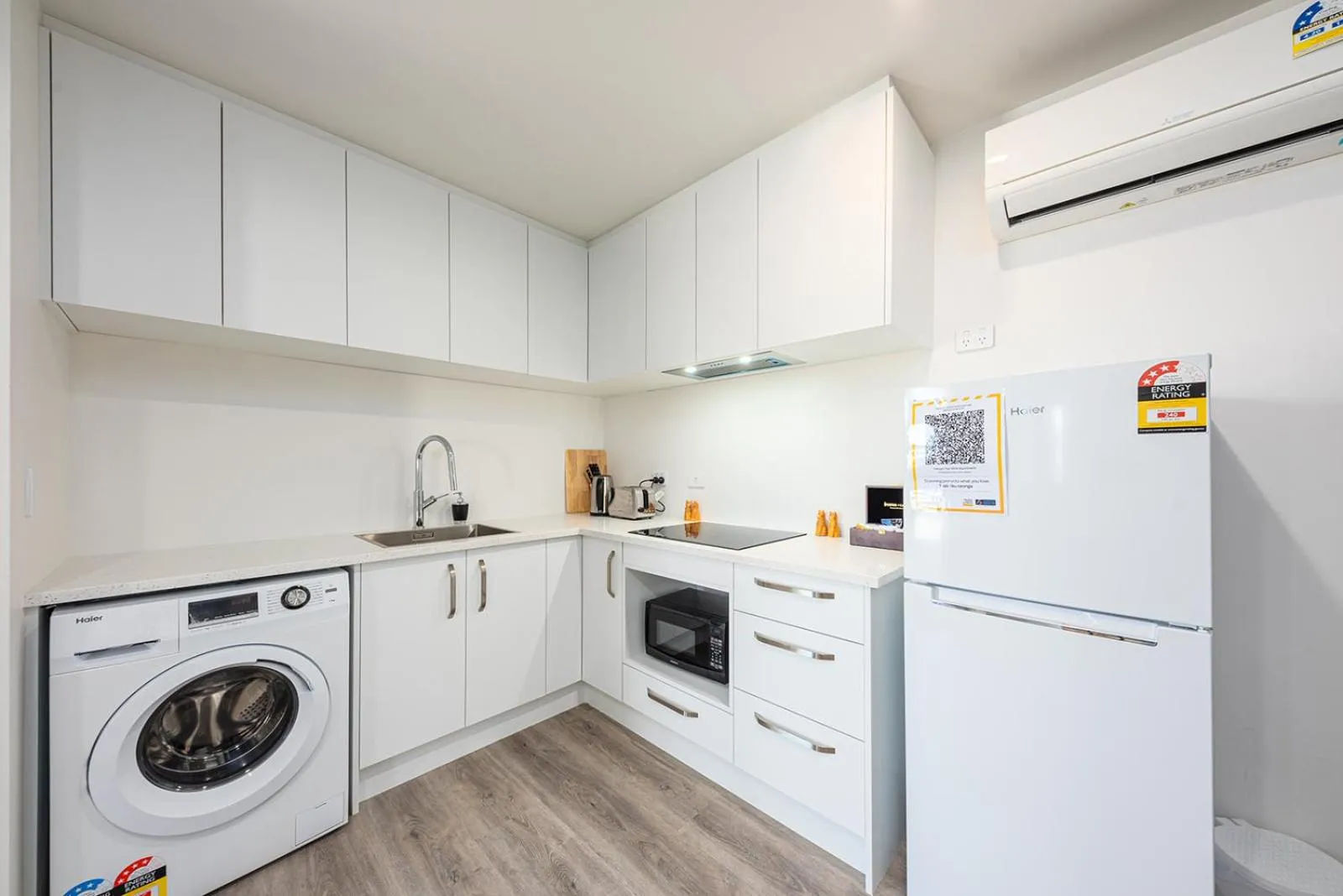 Kitchen or kitchenette in Tekapo Top 1000 Apartment