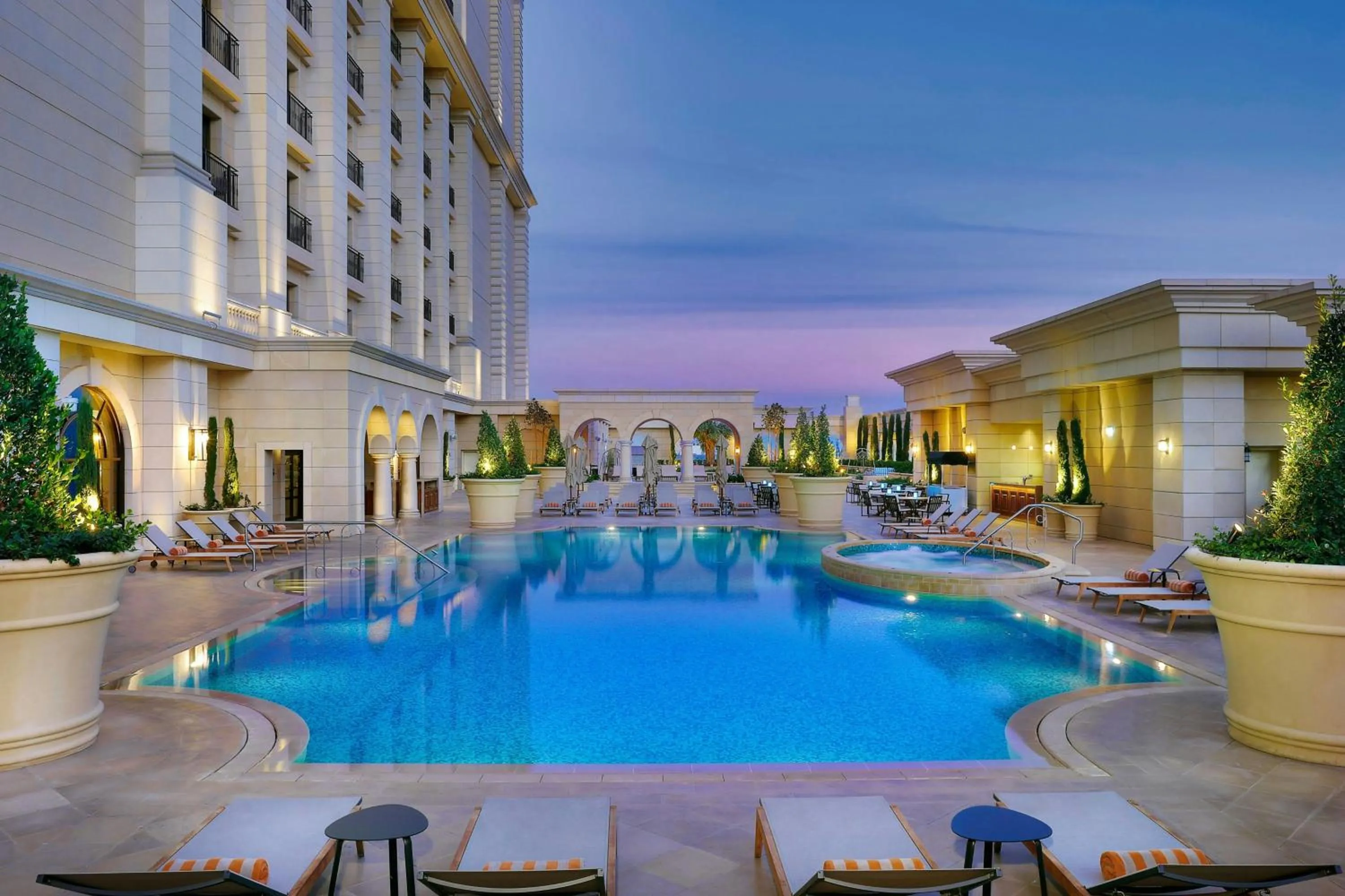Swimming pool in The Ritz-Carlton, Amman