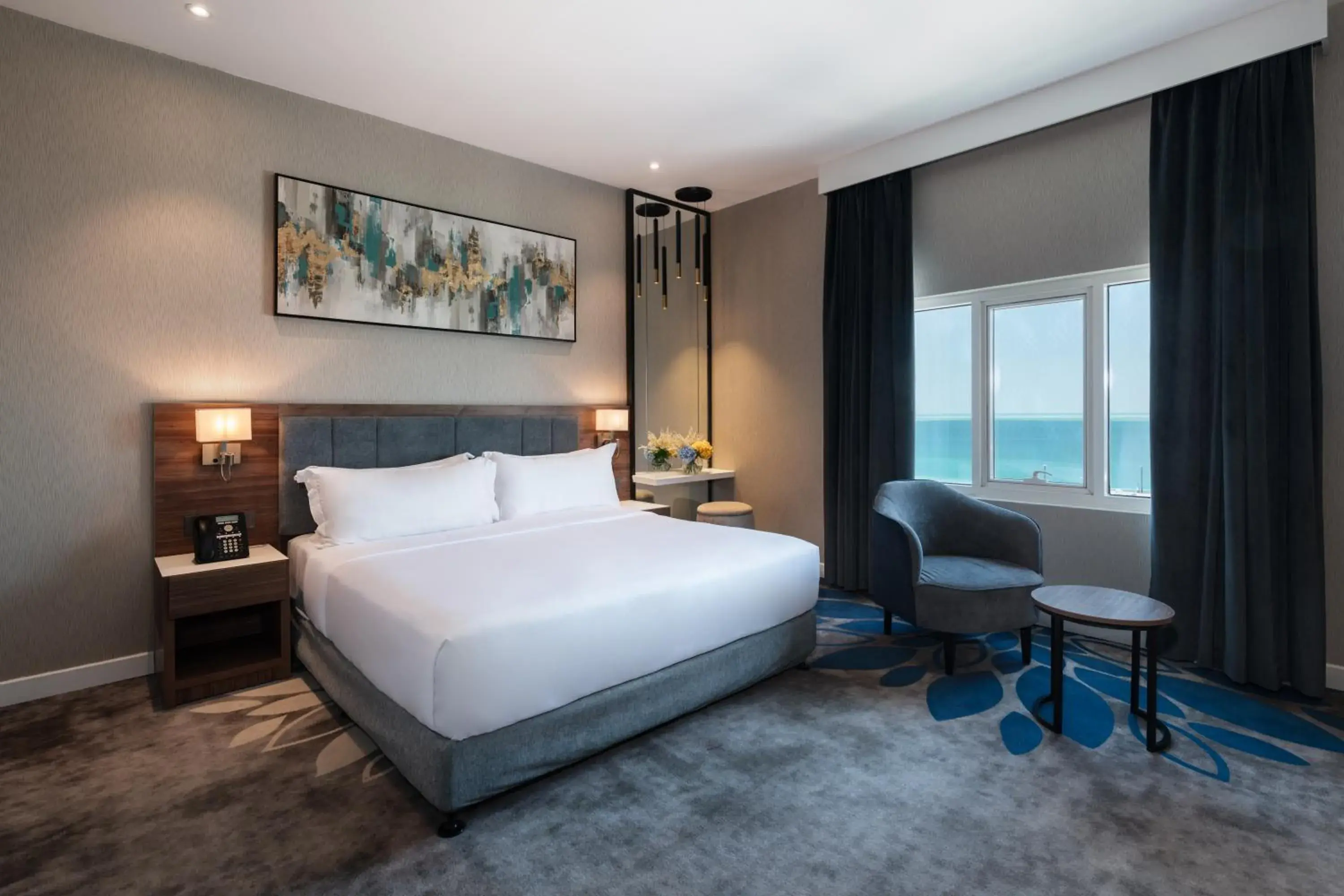 Bedroom, Bed in Warwick Al Jubail Hotel Bedroom, Bed in Warwick Al Jubail Hotel