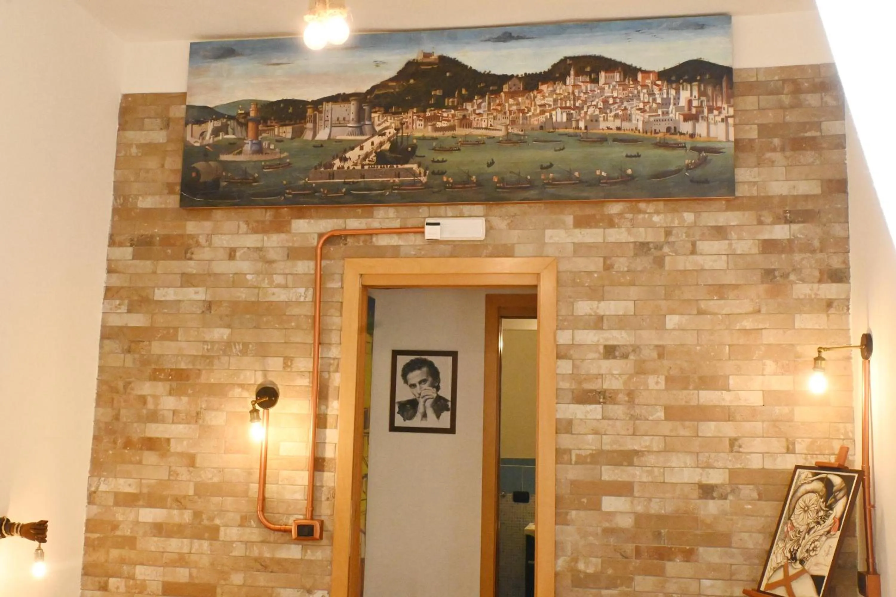 Decorative detail in Napoli Cityscape