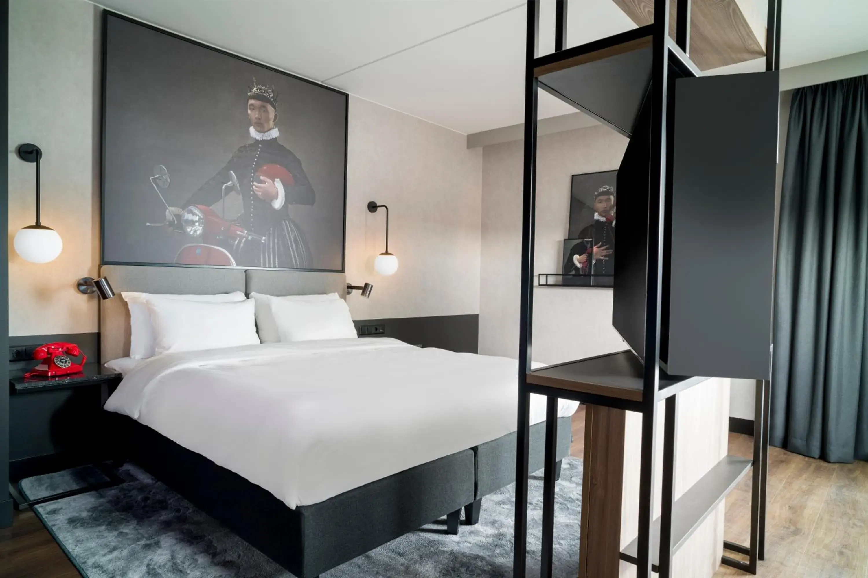 Bed in Radisson RED, Oslo Airport Bed in Radisson RED, Oslo Airport