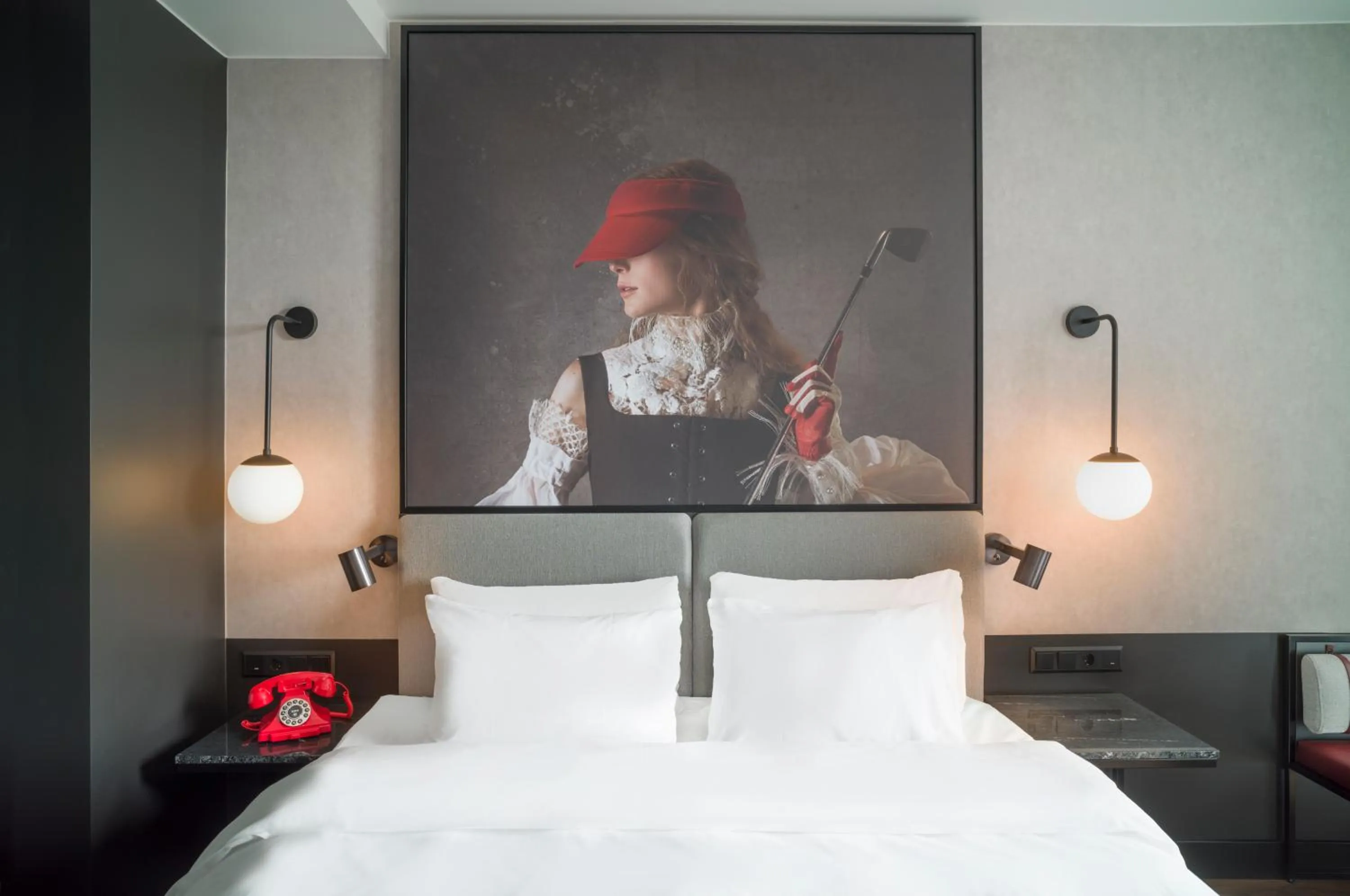 Bed in Radisson RED, Oslo Airport