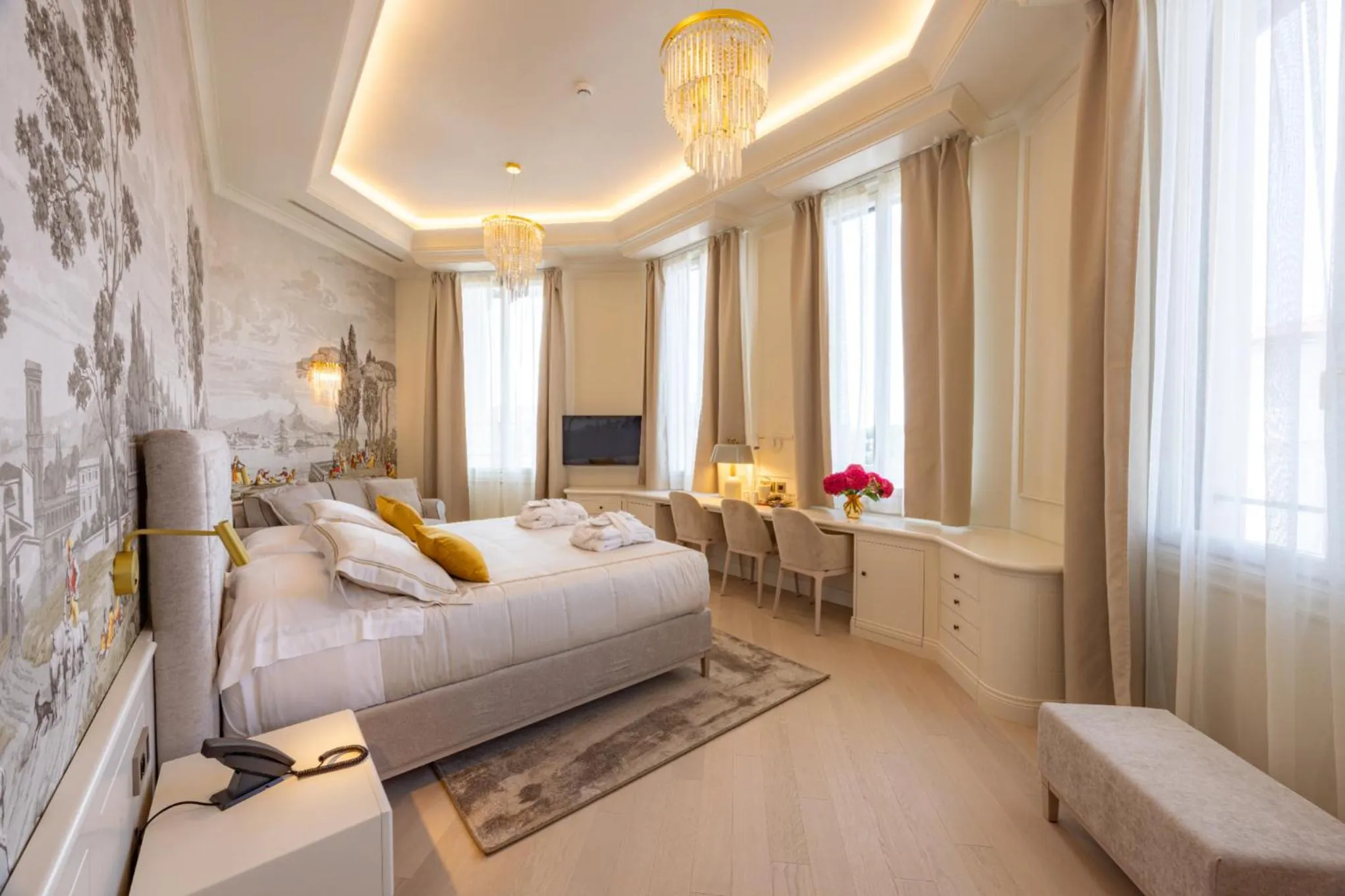 Bedroom, Bed in Hotel Belvedere