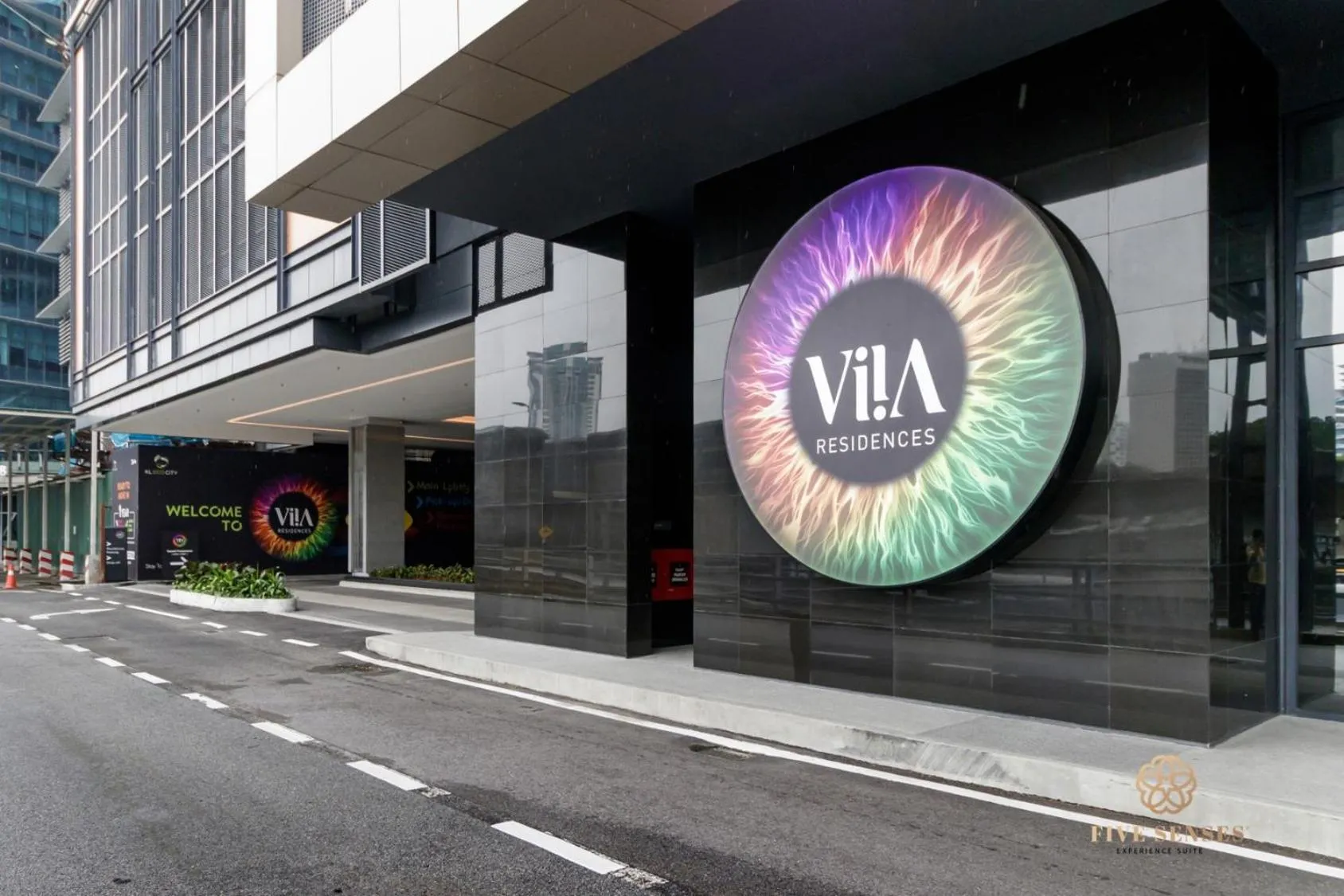 Facade/entrance in ViiA Residences Kuala Lumpur, Five Senses