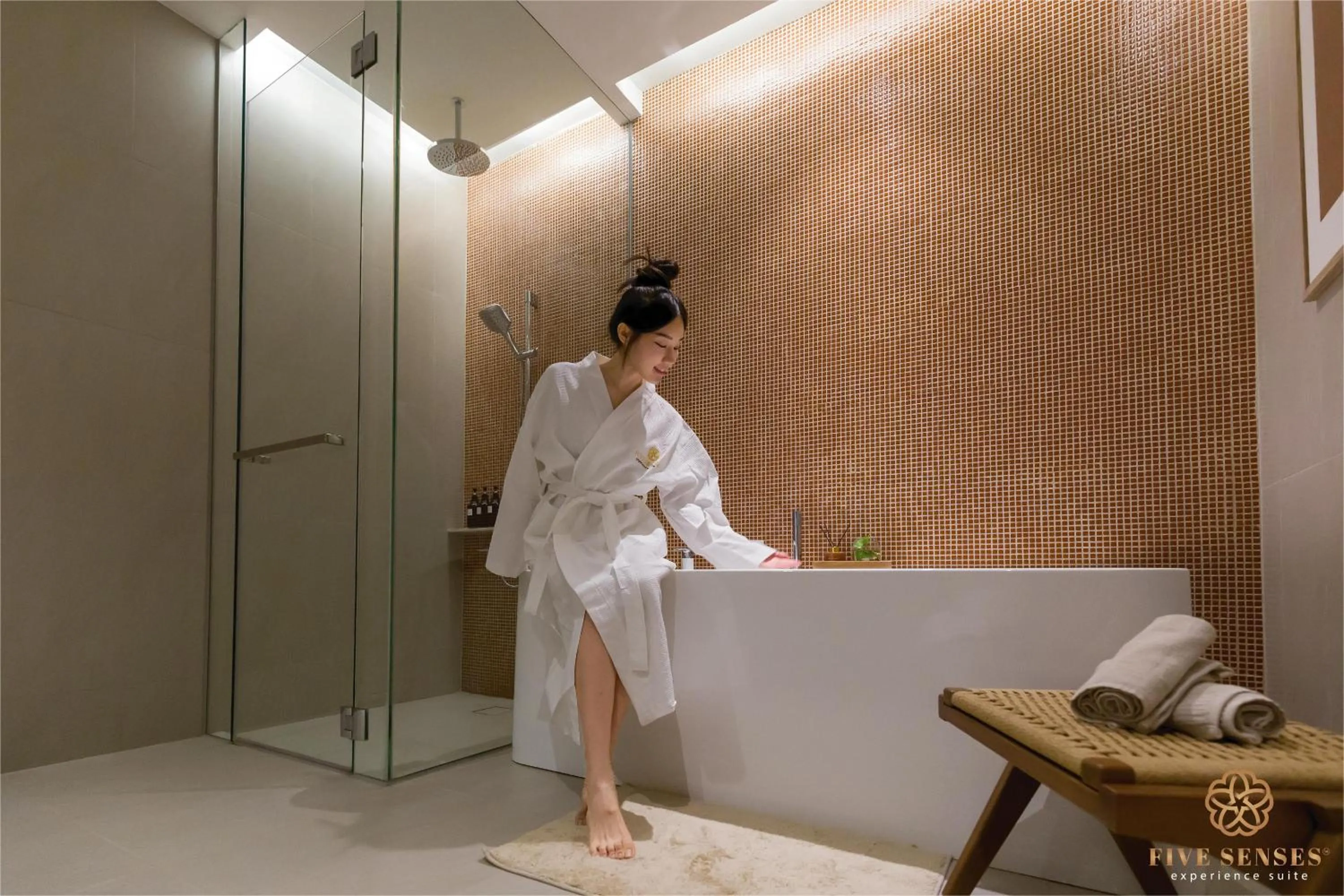 Bathroom in ViiA Residences Kuala Lumpur, Five Senses