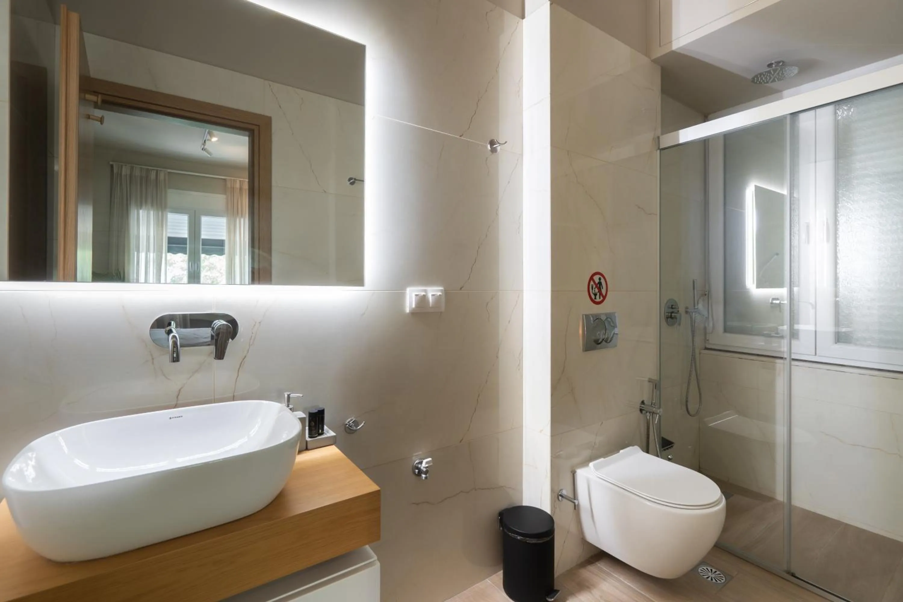 Shower in My Greek Vacations City Apartments