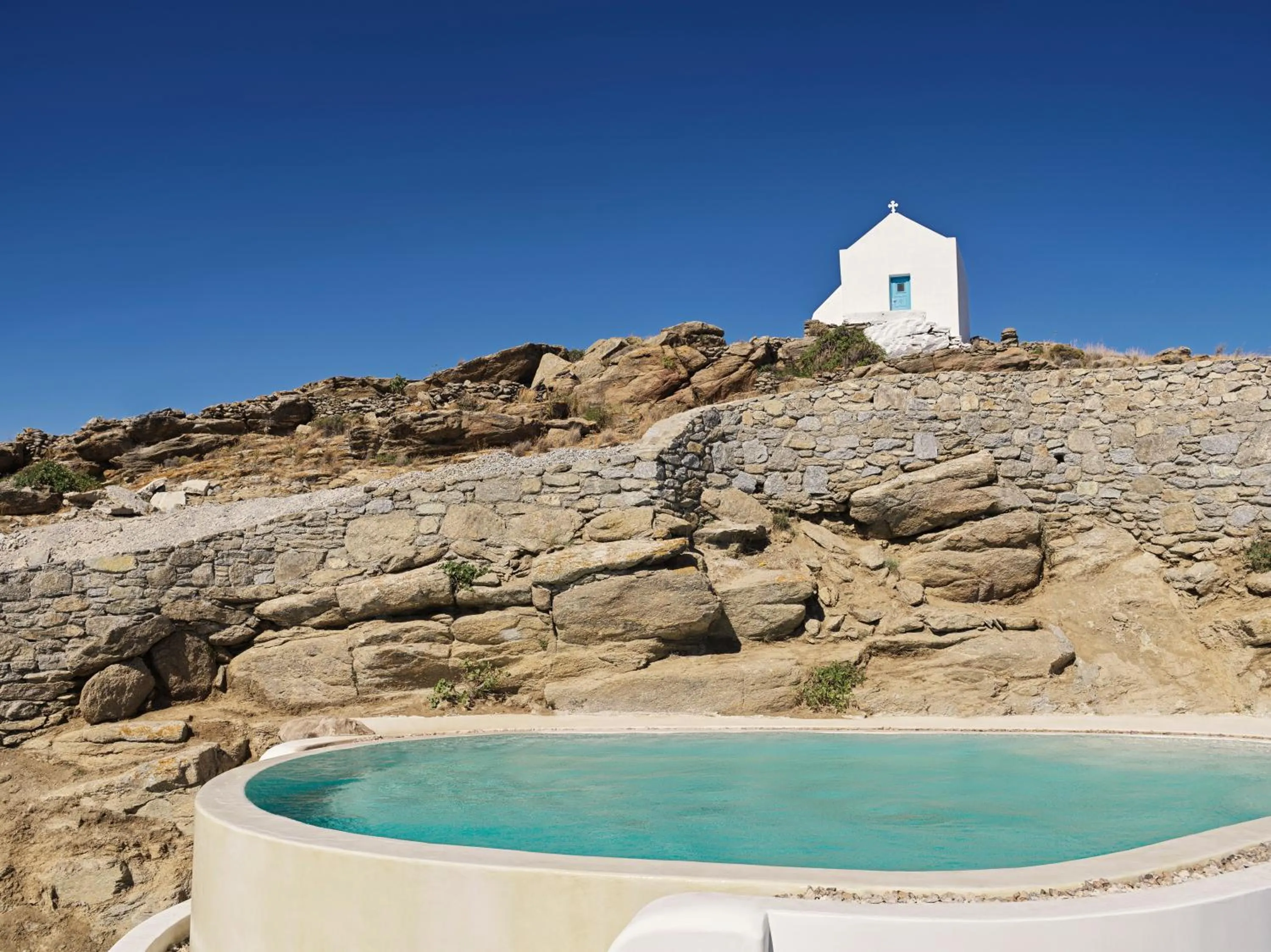 Natural landscape in Lovia Mykonos
