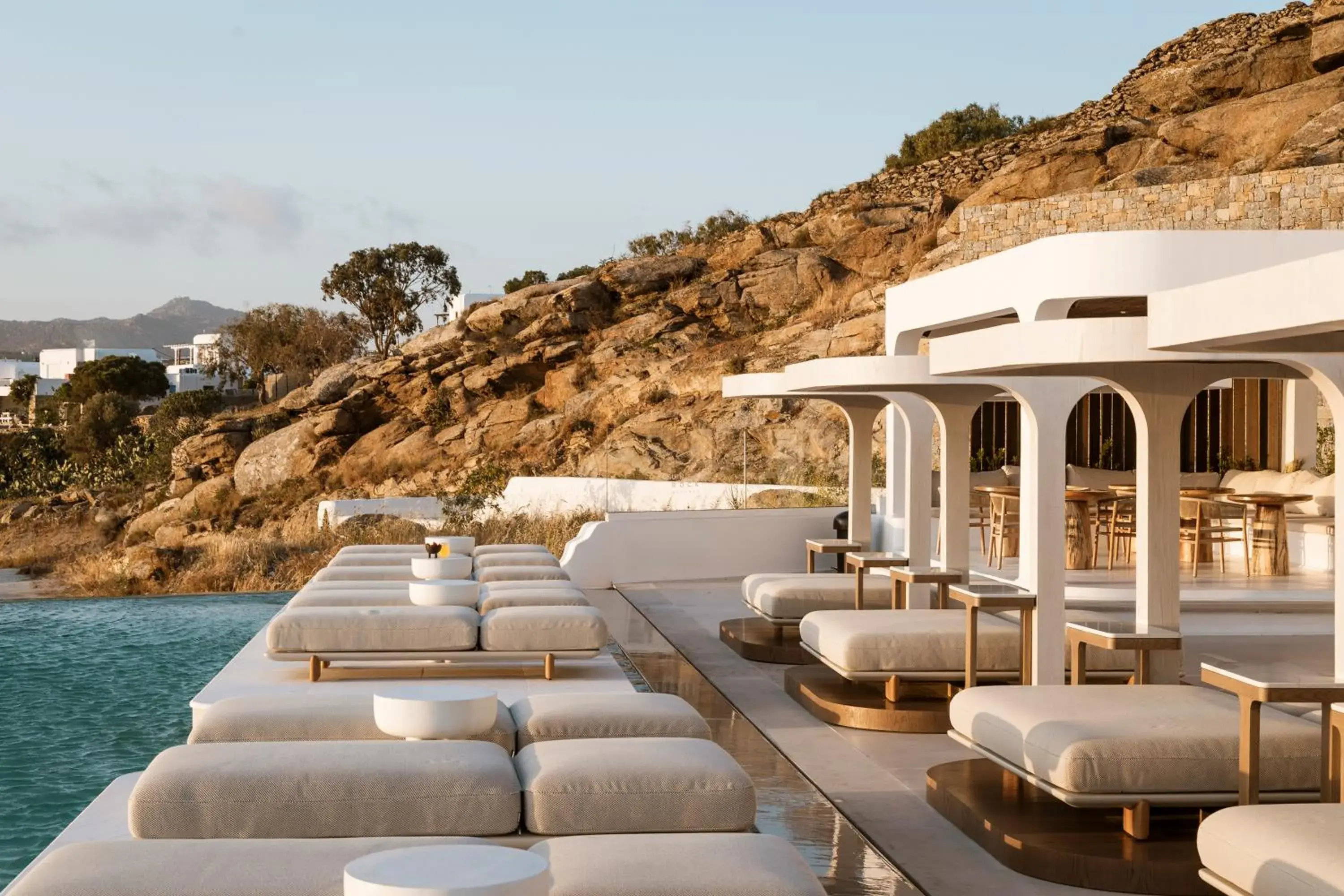 Swimming pool in Lovia Mykonos Swimming pool in Lovia Mykonos