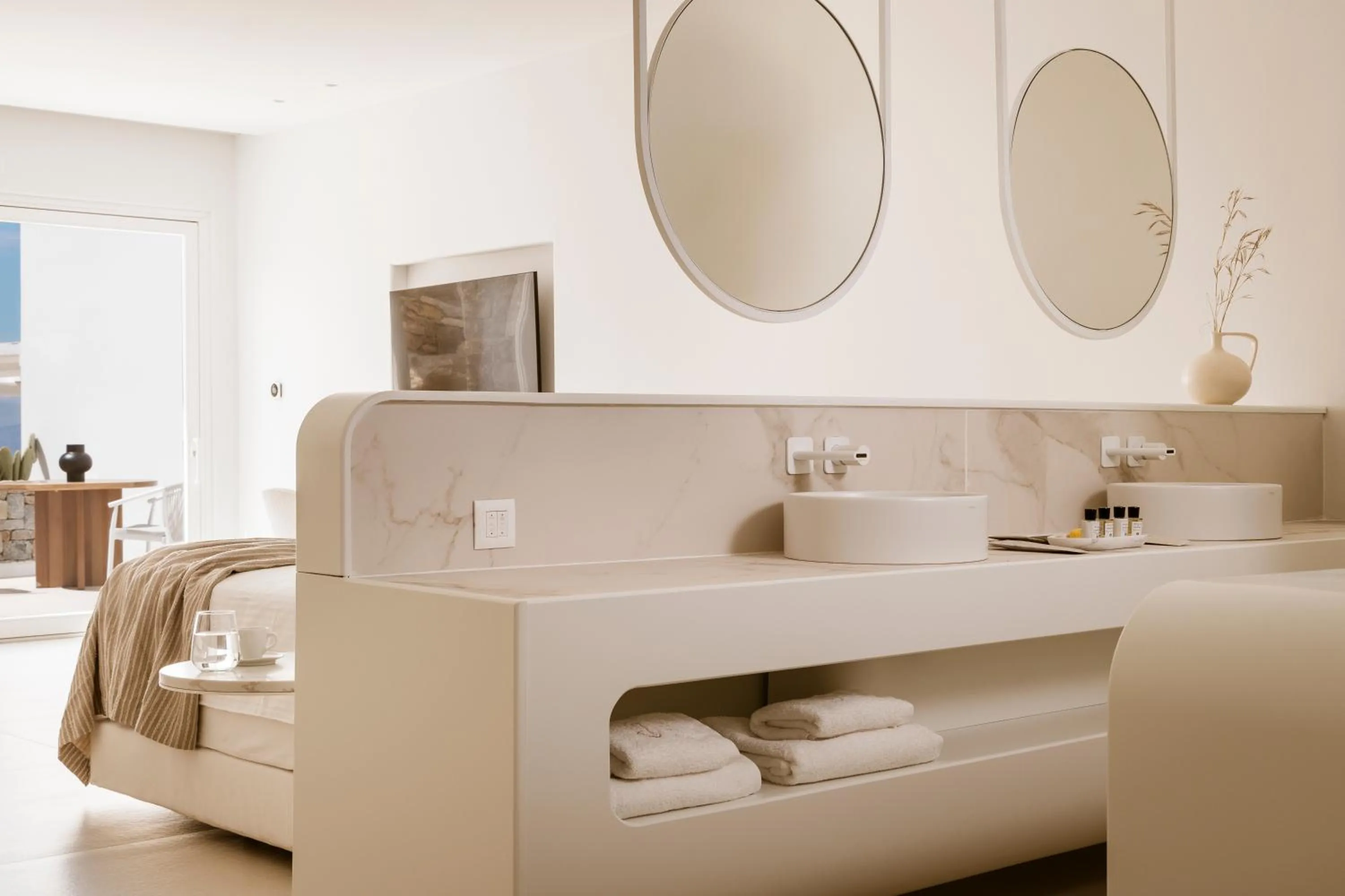 Bathroom in Lovia Mykonos