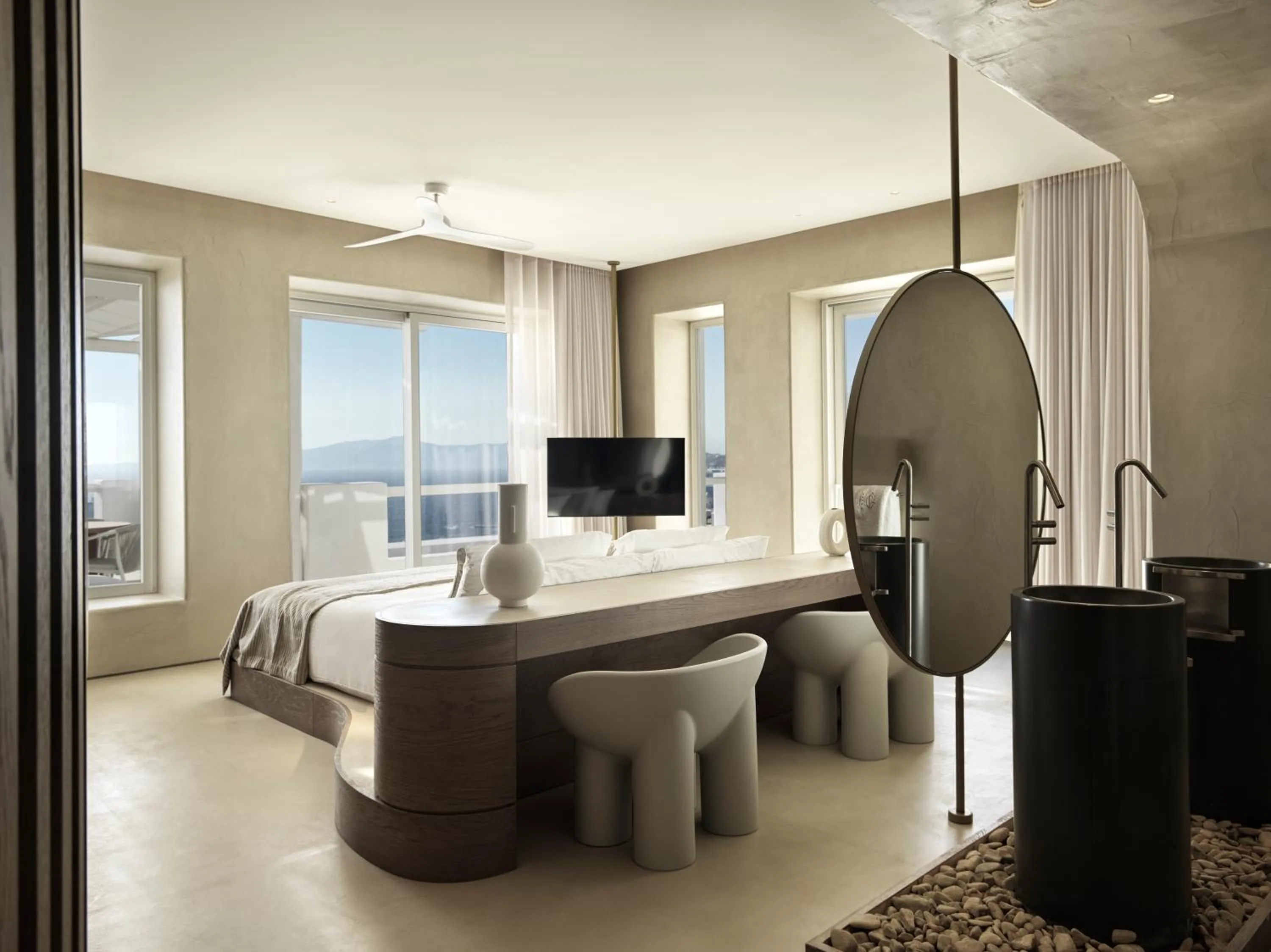 Bed in Lovia Mykonos