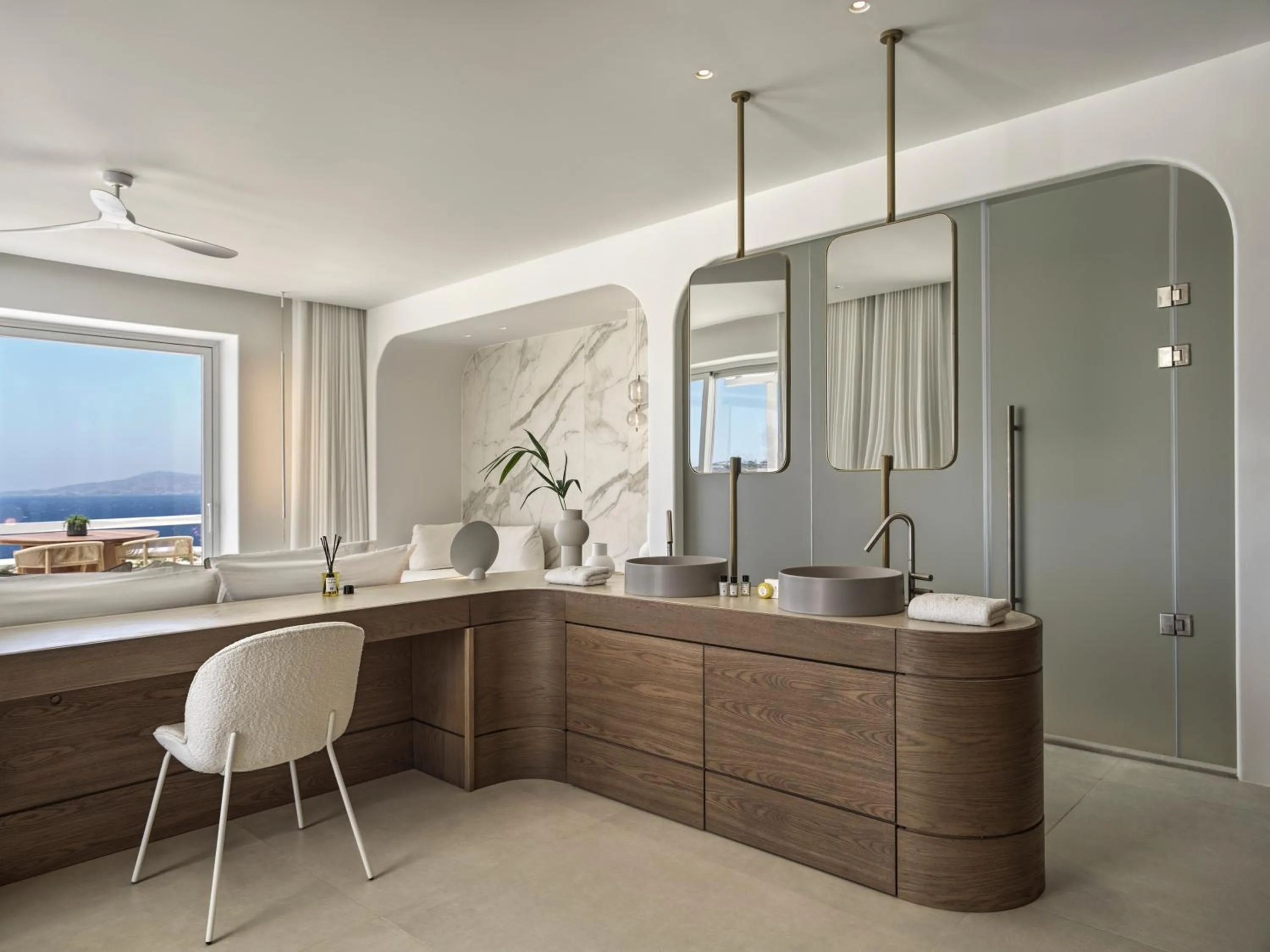 Bathroom in Lovia Mykonos