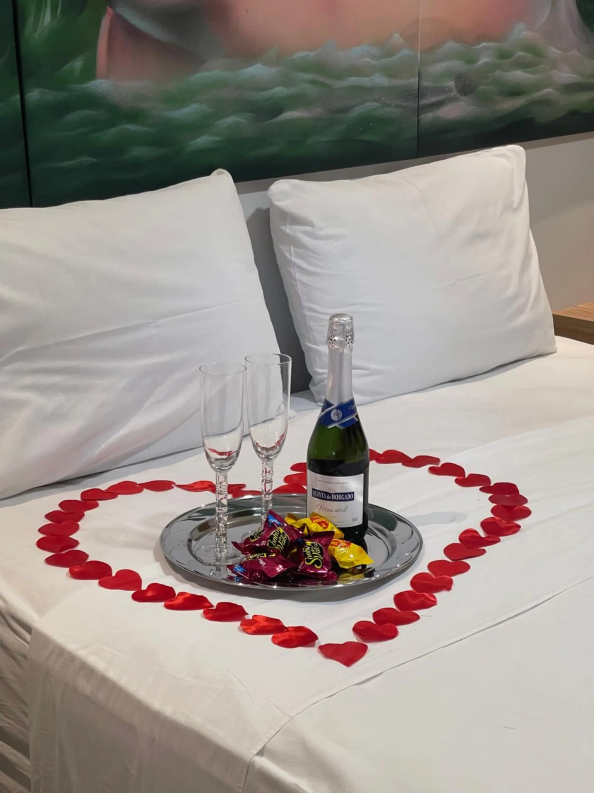 Bed in Pousada nossas Raízes