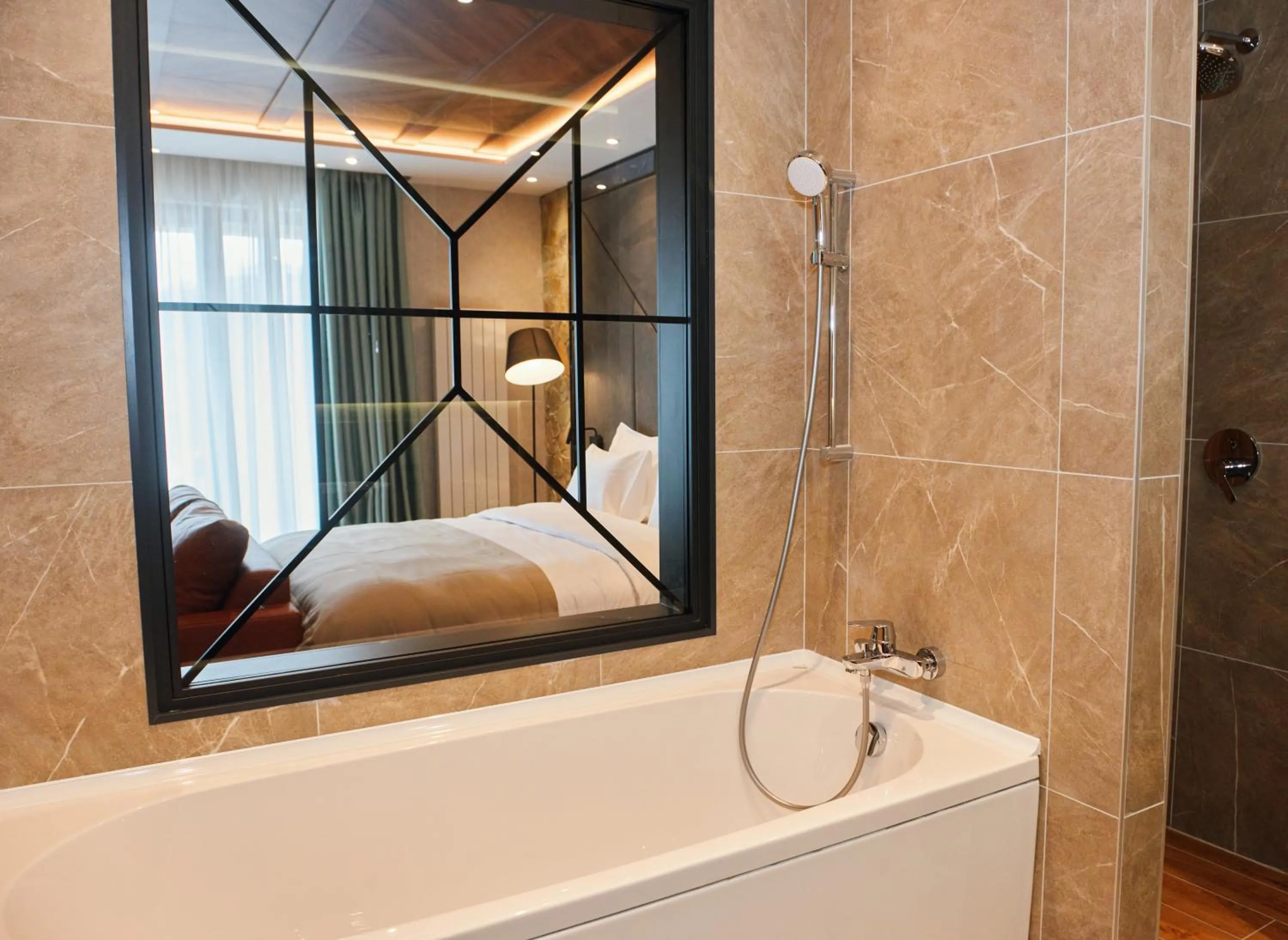 Shower, Bed in Hotel Zlatibor